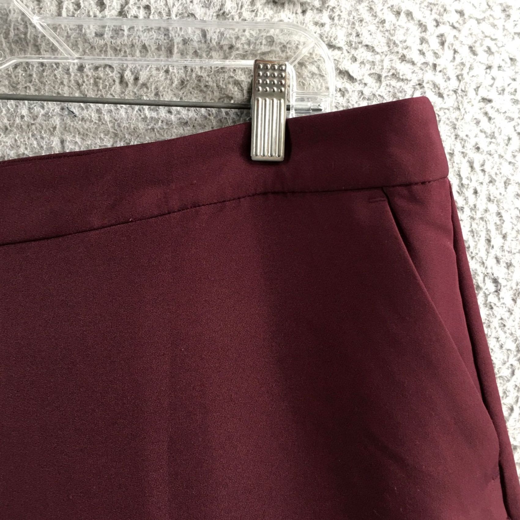 Worthington Worthington Wide-Leg Dress Pants Womens 18 Burgundy High Rise Casual NEW Pants Womens 18 Burgundy High Rise Casual NEW Size 40" / US 18 - 4 Thumbnail