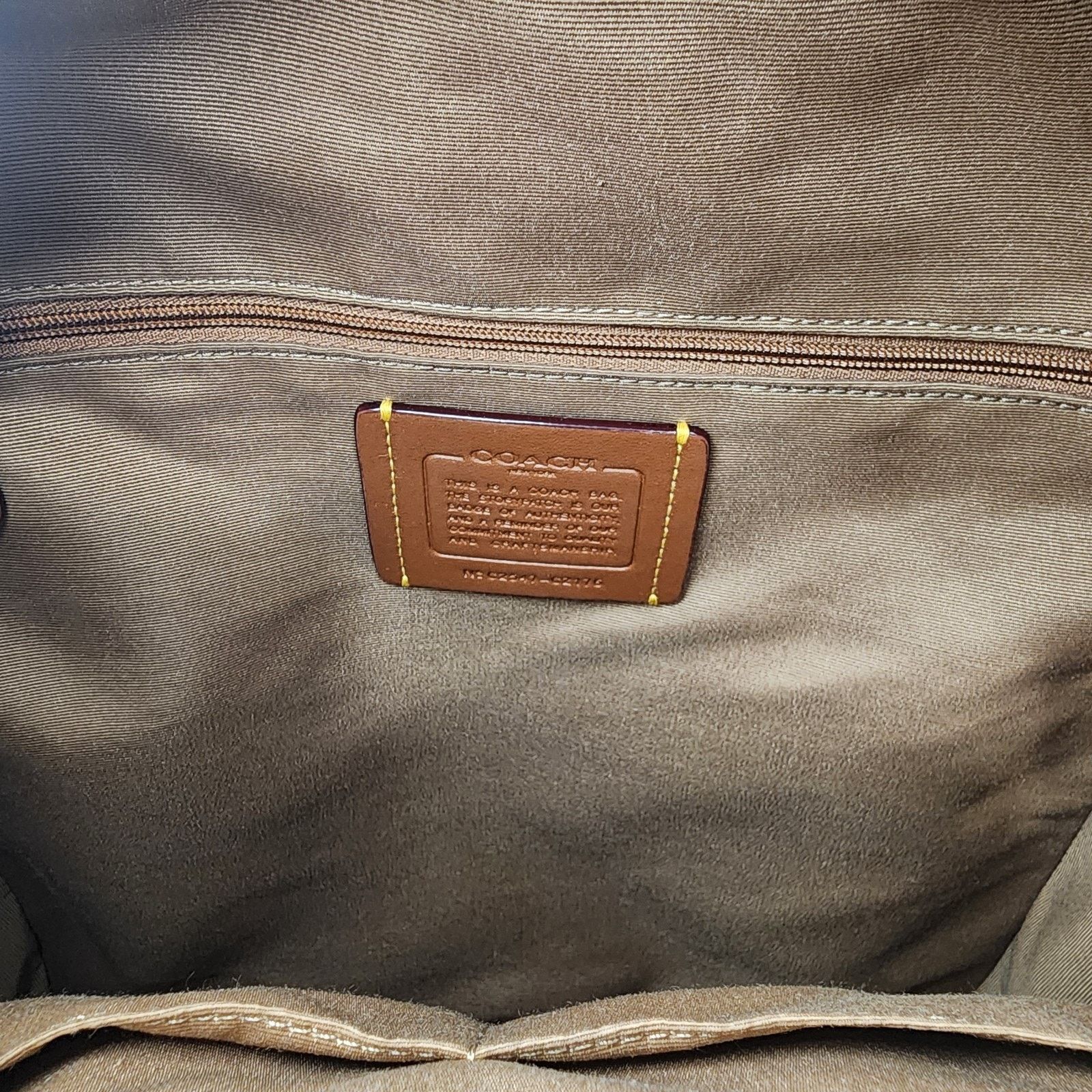 Coach NWT Coach CZ176 Court Backpack Gold Tan Brown Size ONE SIZE - 5 Thumbnail