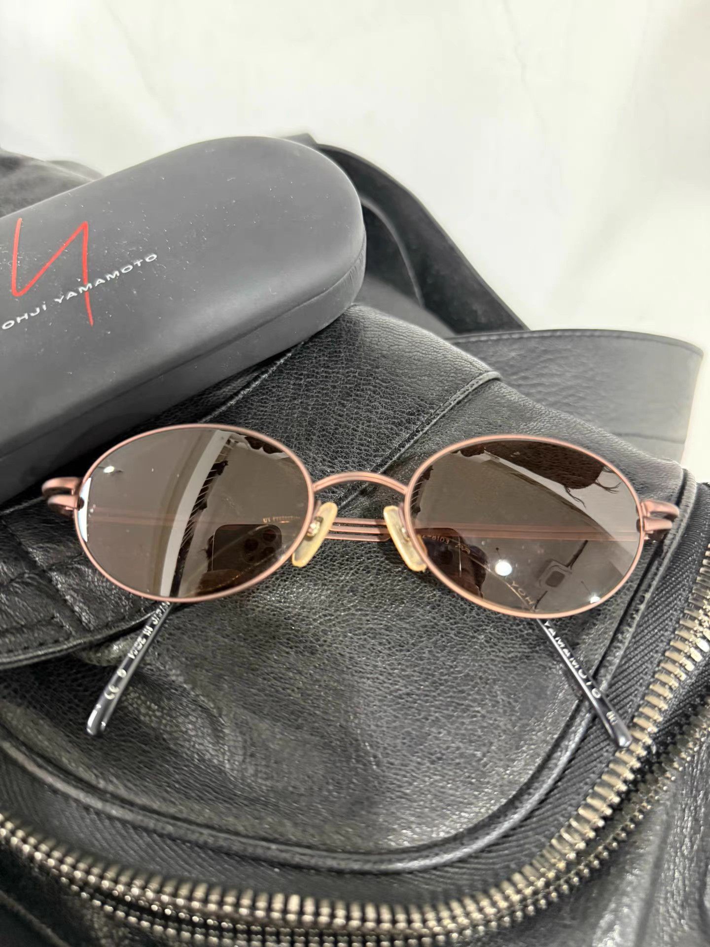 Yohji Yamamoto yohji yamamoto 00S Brushed Metal Glasses K20 Size ONE SIZE - 2 Thumbnail