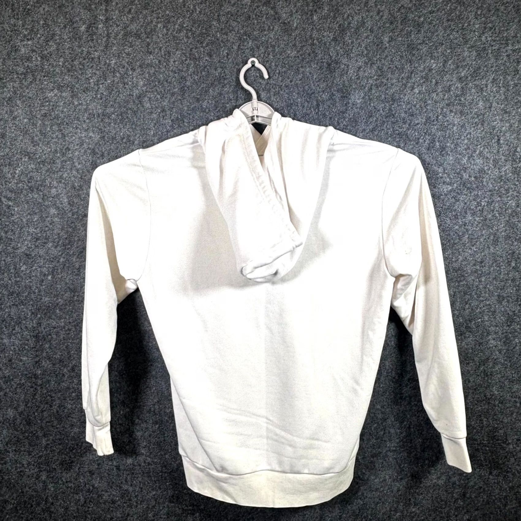 Adidas Adidas Hoodie Mens White Pullover Performance Sports Running Logo Print Training Size US L / EU 52-54 / 3 - 2 Thumbnail