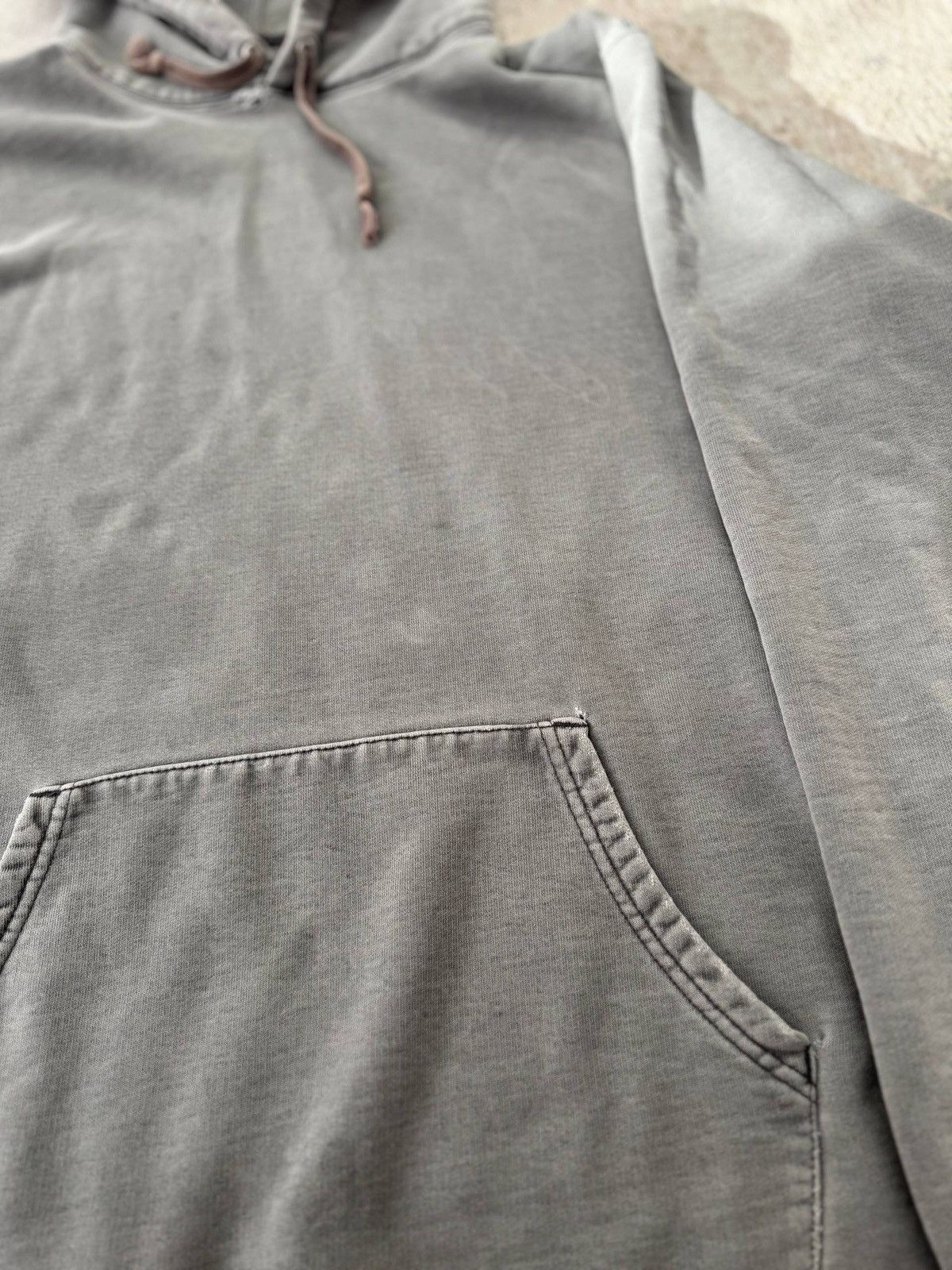 Supreme Supreme hoodie M cotton gray plain 18SS overdyed hoodie Size US M / EU 48-50 / 2 - 12 Thumbnail