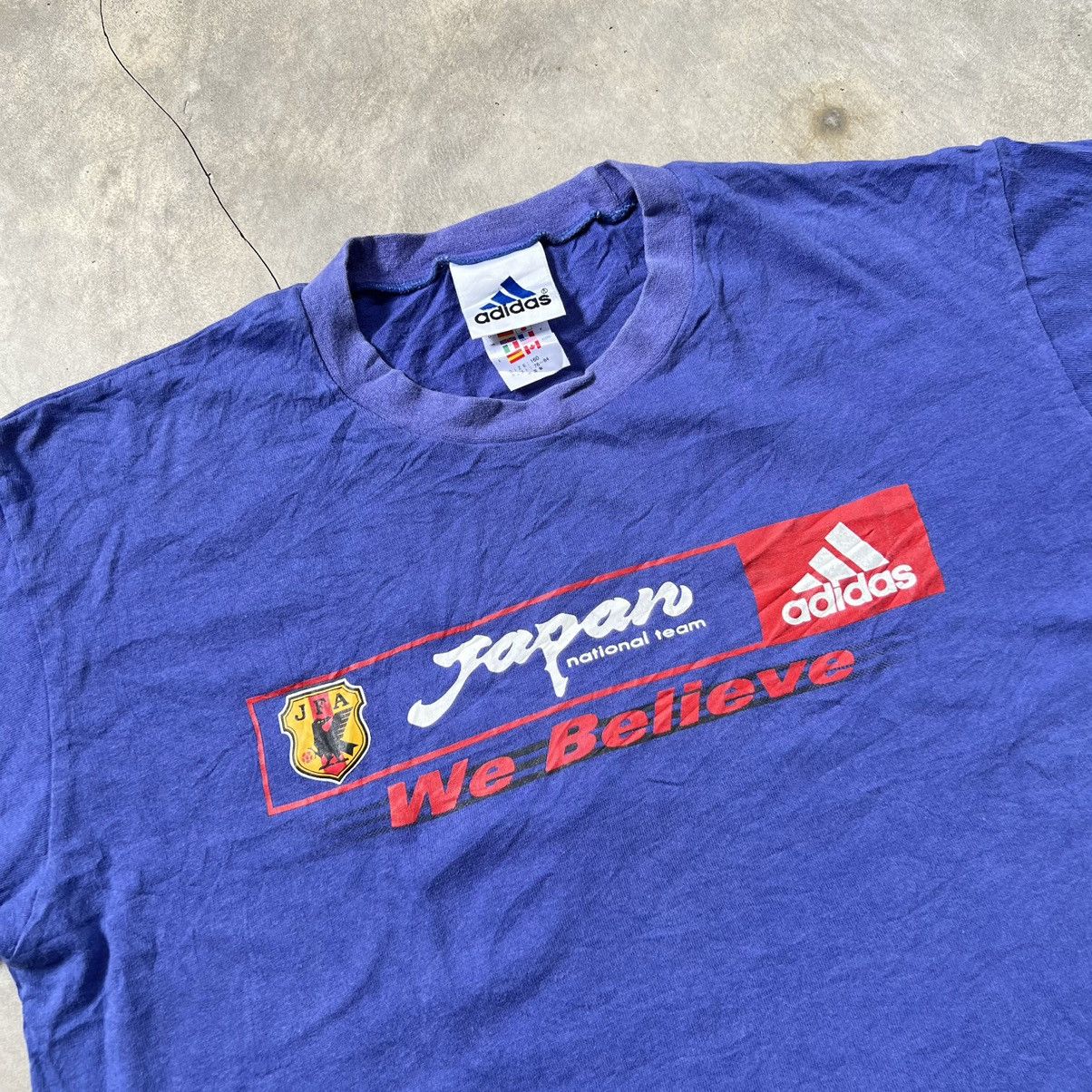 Adidas Vintage Adidas Japan Football JFA Big Logo Shirt Size US M / EU 48-50 / 2 - 3 Thumbnail