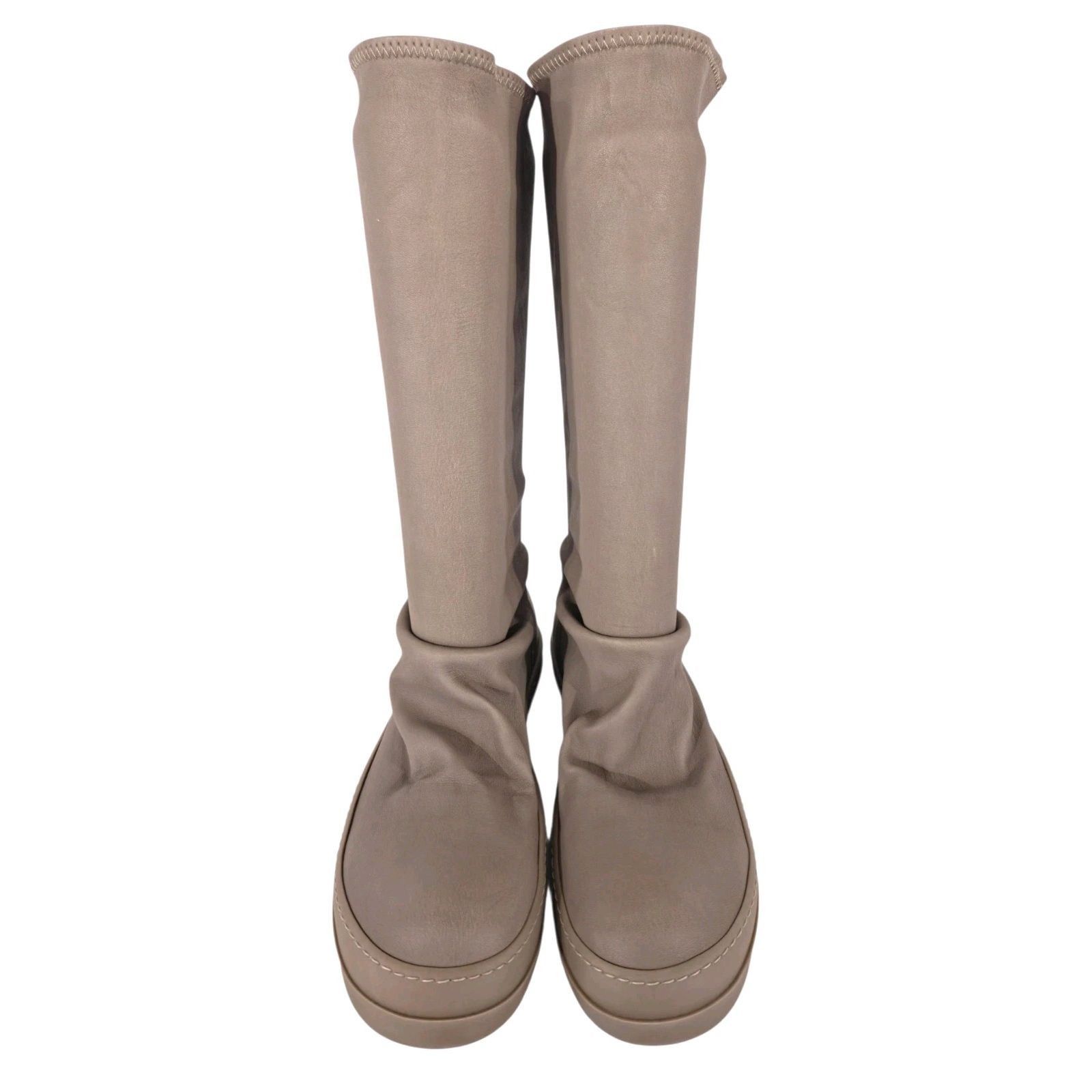 Rick Owens Rick Owens Slouch Boots US 11 IT 44 Mens Bone Leather $1450 Size US 11 / EU 44 - 2 Thumbnail