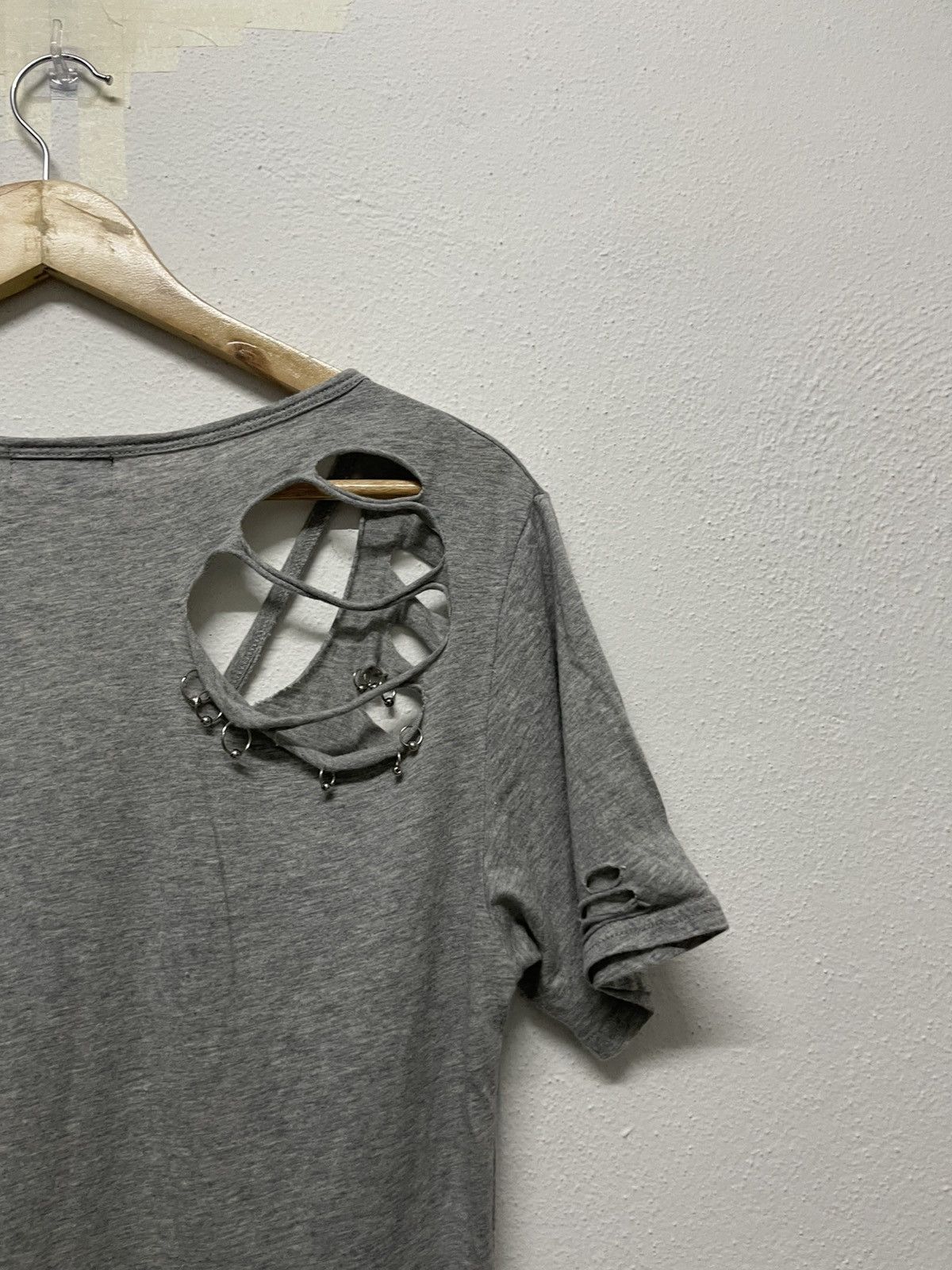 Japanese Brand × Seditionaries 2000s GLAD NEWS DISTRESSED DESIGN RARE Size M / US 6-8 / IT 42-44 - 13 Thumbnail