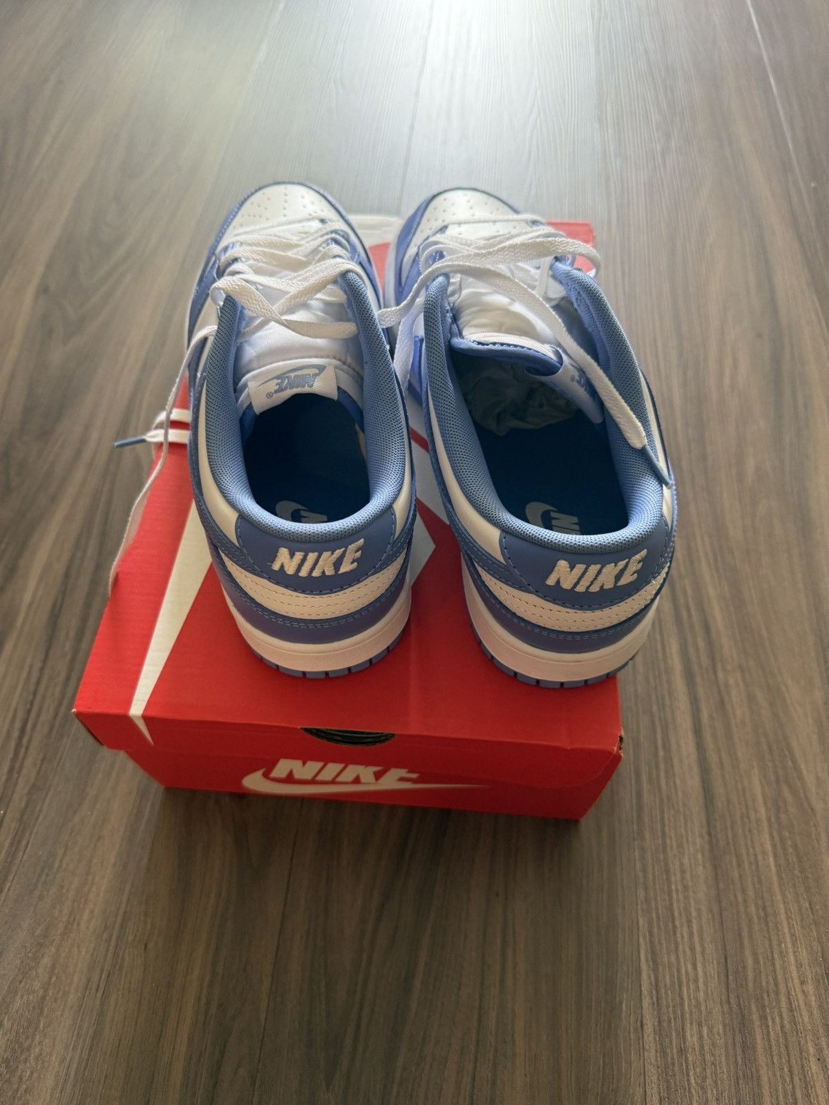 Nike Nike Dunk Low Retro University Blue White Size 11 Men Size US 11 / EU 44 - 3 Thumbnail