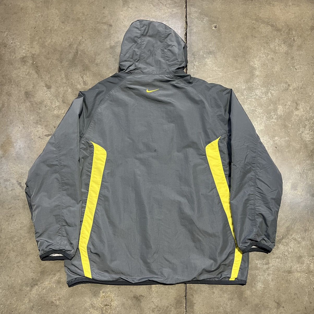 Nike × Vintage Vintage Nike Reversible Puffer Jacket Mini Swoosh Fleece Y2K Size US XL / EU 56 / 4 - 6 Thumbnail