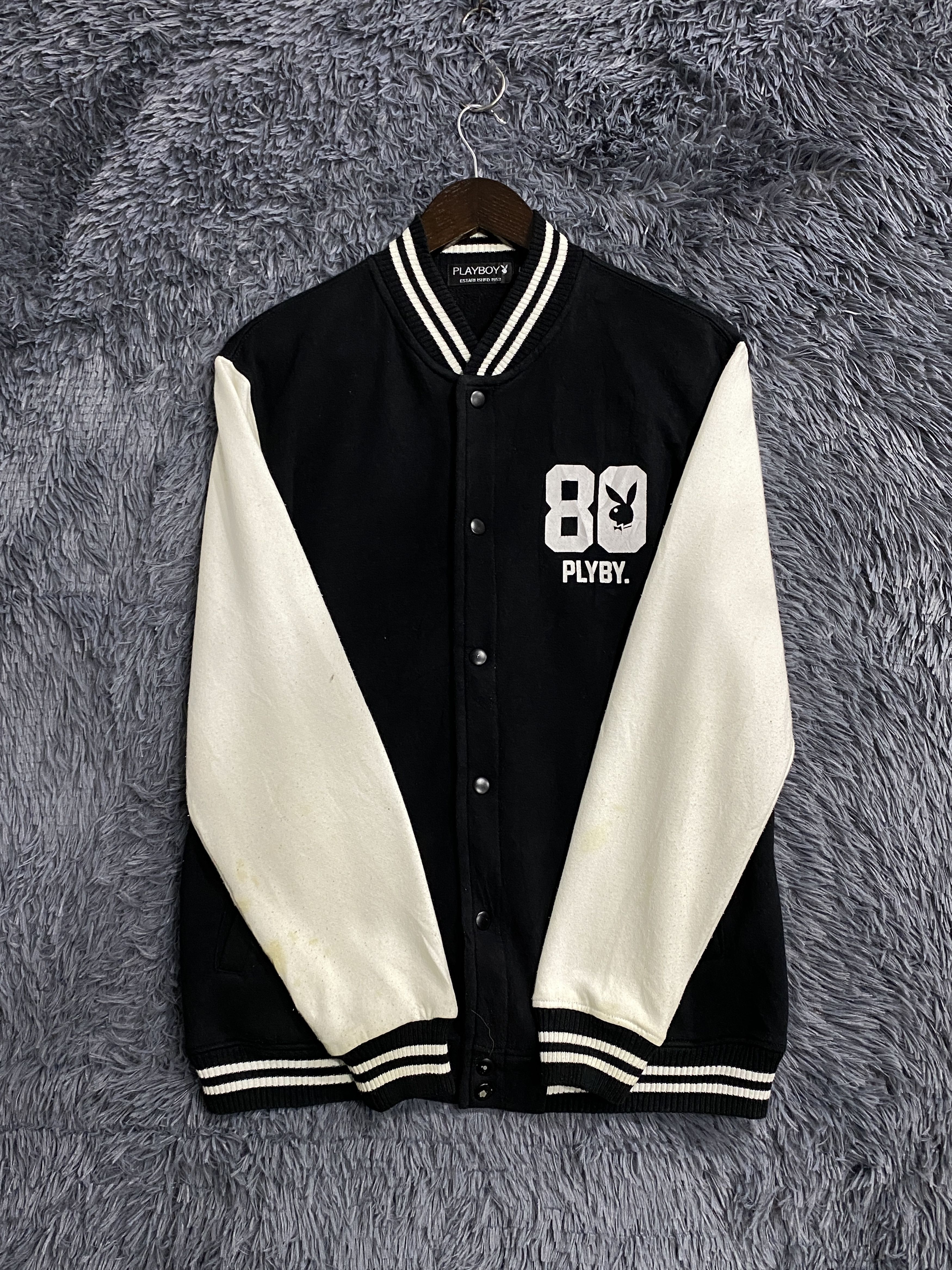 Playboy Vintage Playboy Big Logo Varsity Jacket K0056 Size US S / EU 44-46 / 1 - 8 Thumbnail