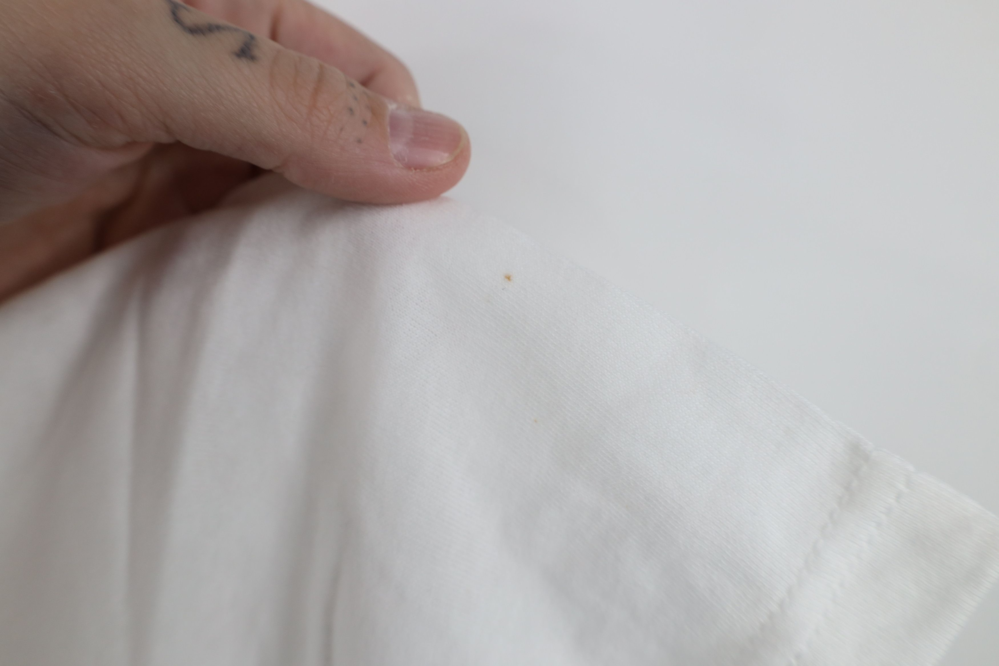 Vintage Vintage 90s Streetwear Cotton Short Sleeve T-Shirt White Size US L / EU 52-54 / 3 - 9 Thumbnail
