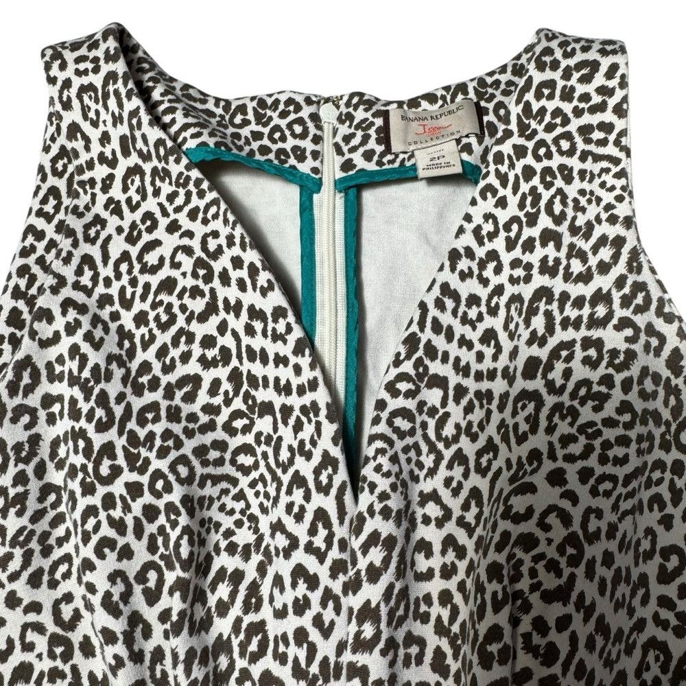 Banana Republic Banana Republic Issa Collection Leopard Printed Ponte Dress Size XS / US 0-2 / IT 36-38 - 5 Thumbnail