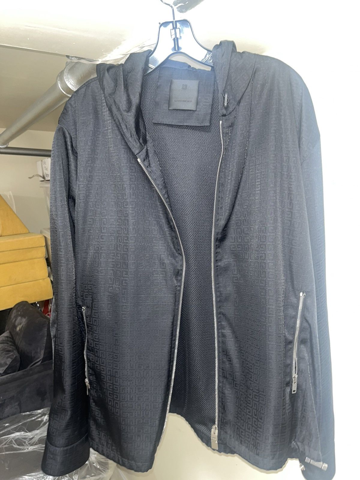 Givenchy Givenchy 4G Nylon Jacquard Windbreaker Track Jacket Sz 50 Size US M / EU 48-50 / 2 - 14 Thumbnail