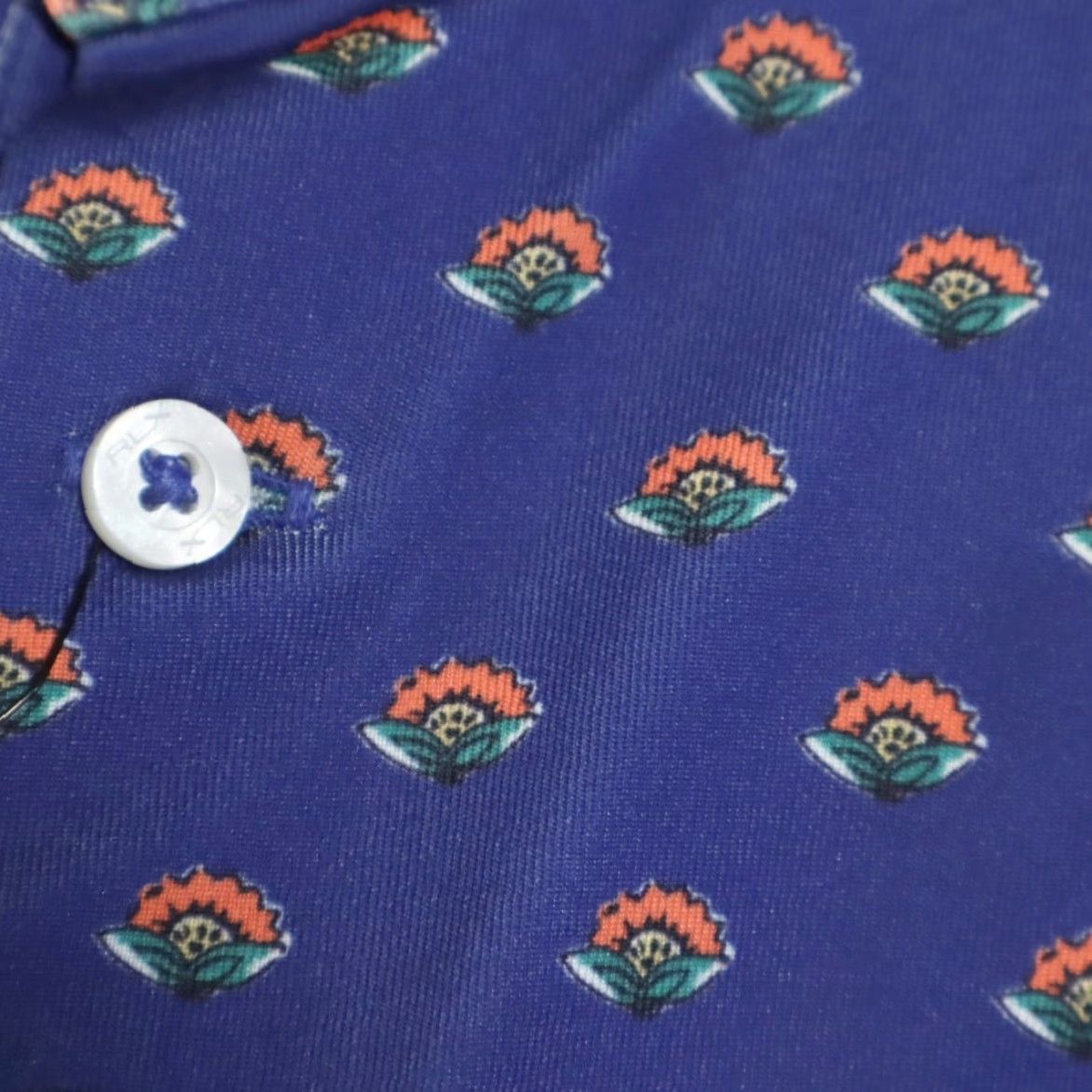RLX Ralph Lauren RLX Ralph Lauren Golf Polo Shirt Blue 2XL Mens All Over Print Shirt Size US XXL / EU 58 / 5 - 7 Thumbnail