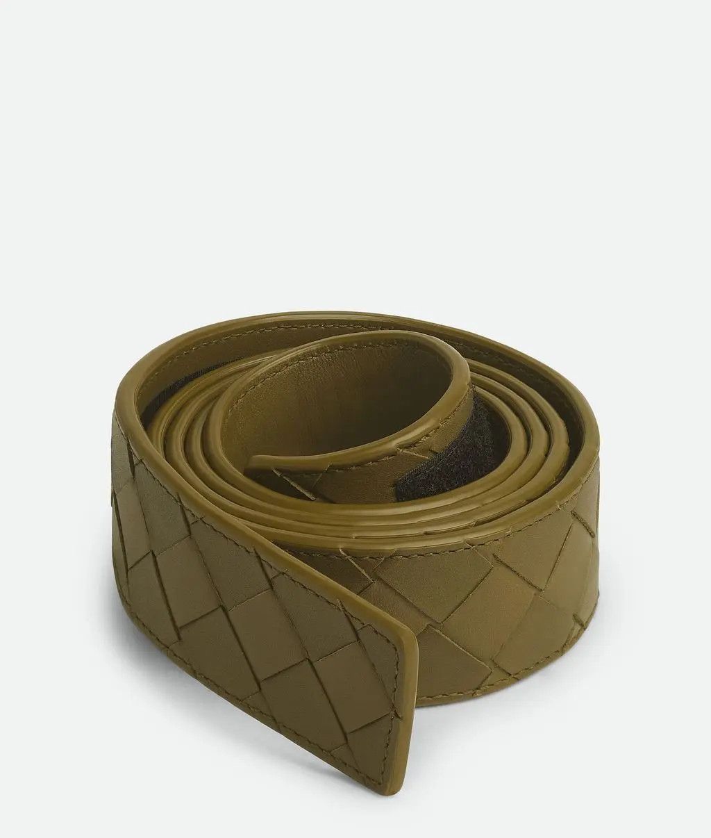Bottega Veneta o1w1db10525 Size: 85 / Intrecciato Belt Velcro® Brand Tape Size 34 - 4 Thumbnail