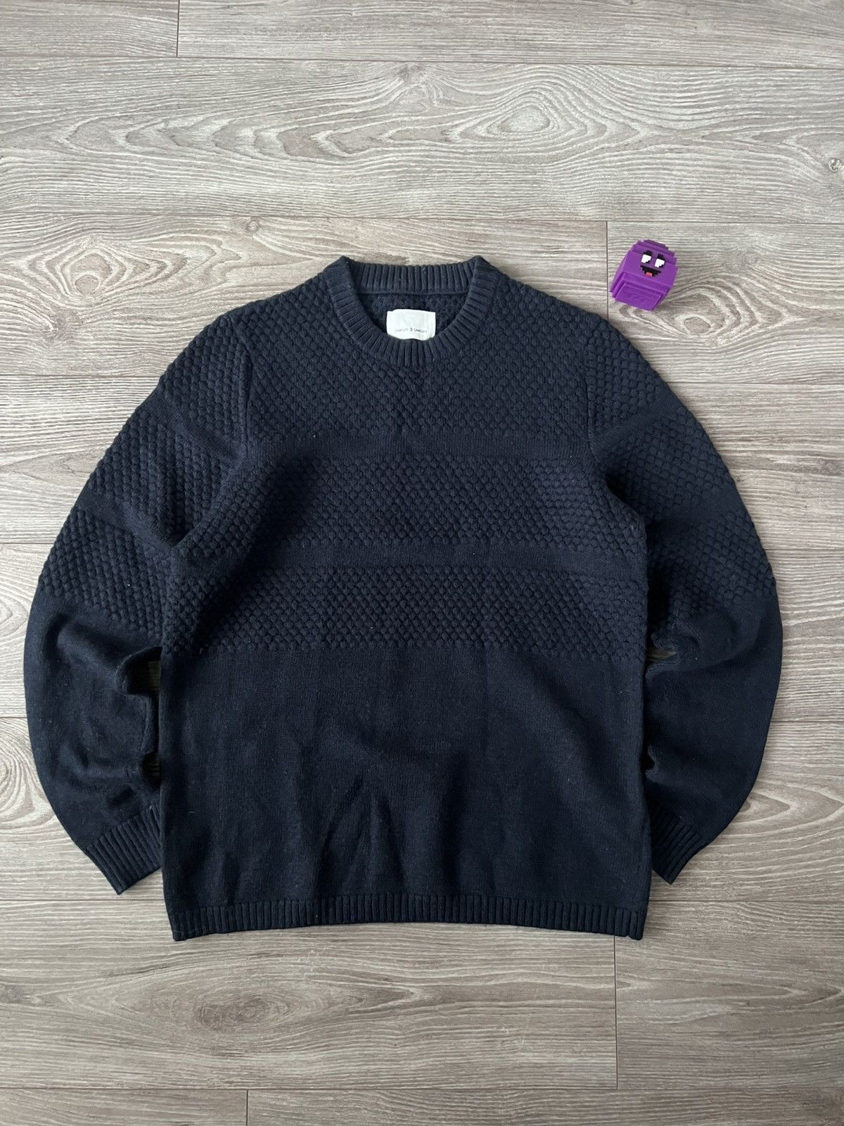 Samsoe Samsoe ‼️SAMSOE SAMSOE Dark Sapp LANA WOOL OLD MONEY STYLE SWEATER‼️ Size US XL / EU 56 / 4 - 4 Thumbnail