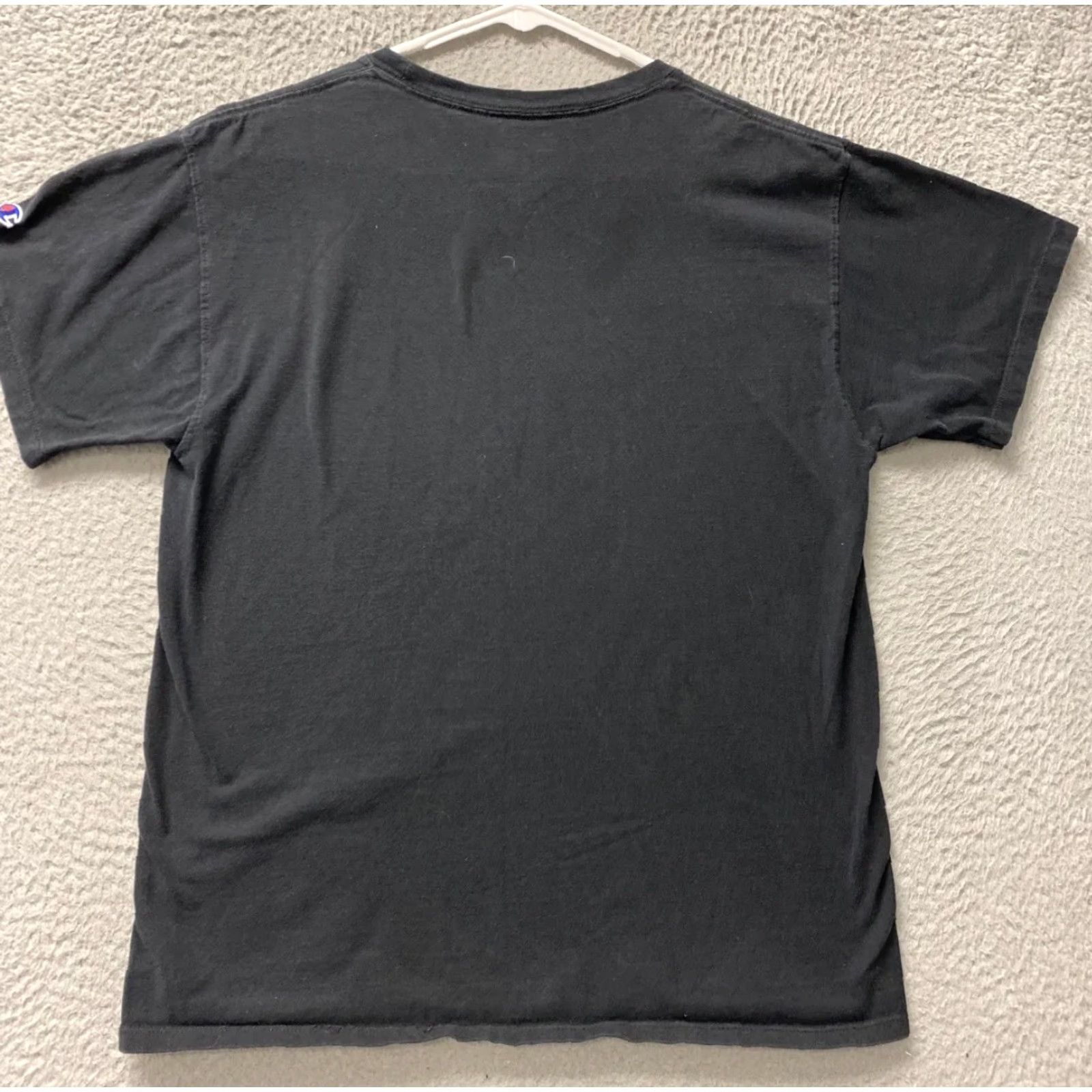 Champion Champion Men's Casual T-Shirt M Black Short Sleeve Spellout Logo Size US M / EU 48-50 / 2 - 6 Thumbnail