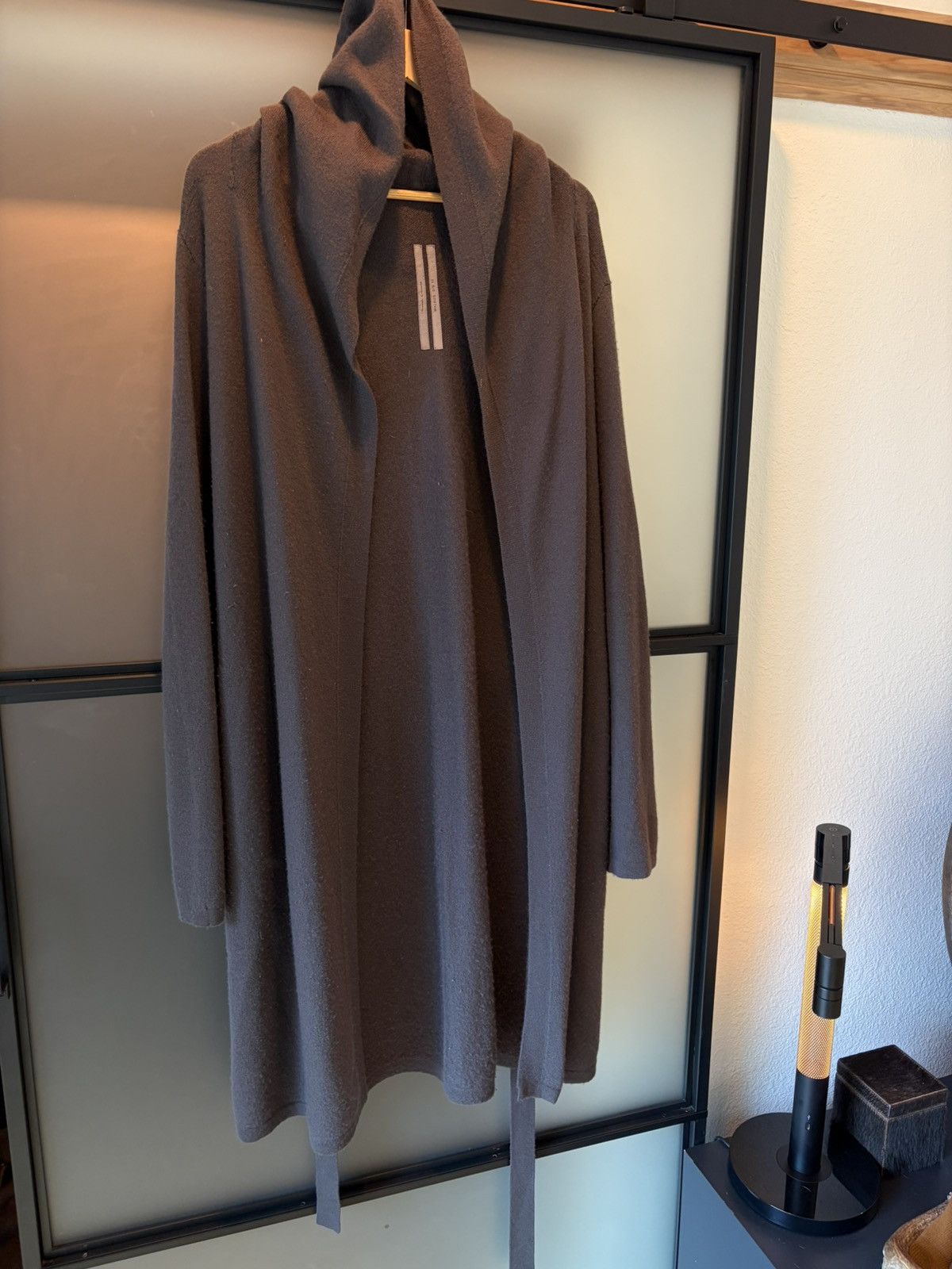 Rick Owens Rick 100% Cashmere Hooded Robe Size US M / EU 48-50 / 2 - 2 Thumbnail