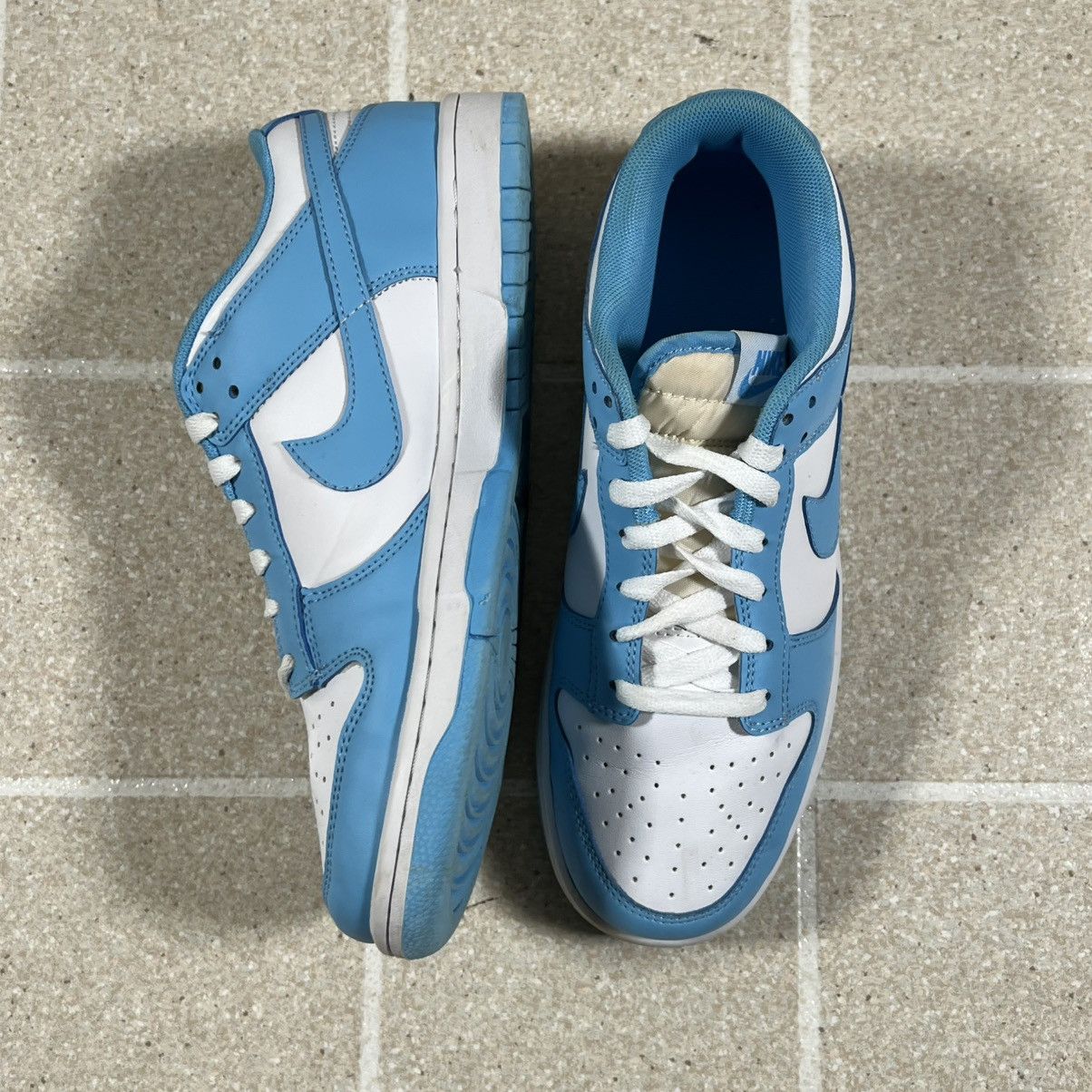 Nike Nike Dunk Low UNC White/University Blue Sneakers Size 8 Size US 8 / EU 41 - 3 Thumbnail