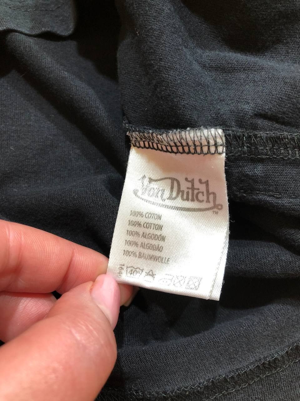 Von Dutch Oversized Cropped Von Dutch Moto Tee Size US XL / EU 56 / 4 - 3 Thumbnail
