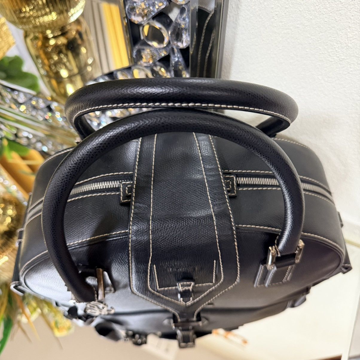 Loewe Loewe Leather Black Shoulder Handbag Size ONE SIZE - 3 Thumbnail
