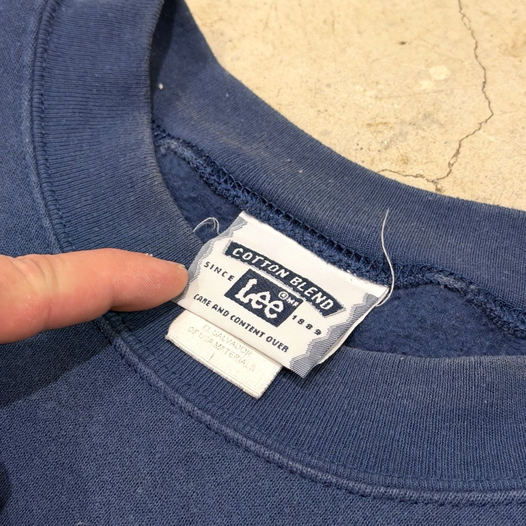 Lee VINTAGE Lee Sweatshirt Men L Blue Nature Outdoors Crewneck USA 90s Sports Graphic Print Size US L / EU 52-54 / 3 - 3 Thumbnail
