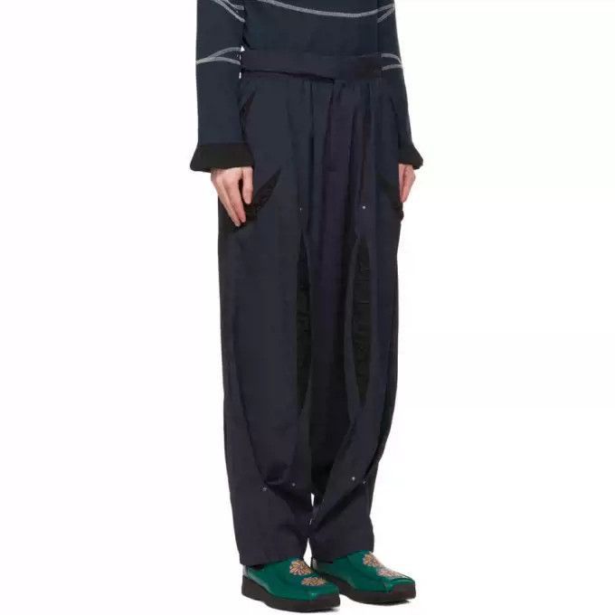 Kiko Kostadinov Kiko Kostadinov 00102021 Anthonis Trousers 21SS Sirokko ple Size US 32 / EU 48 - 6 Thumbnail