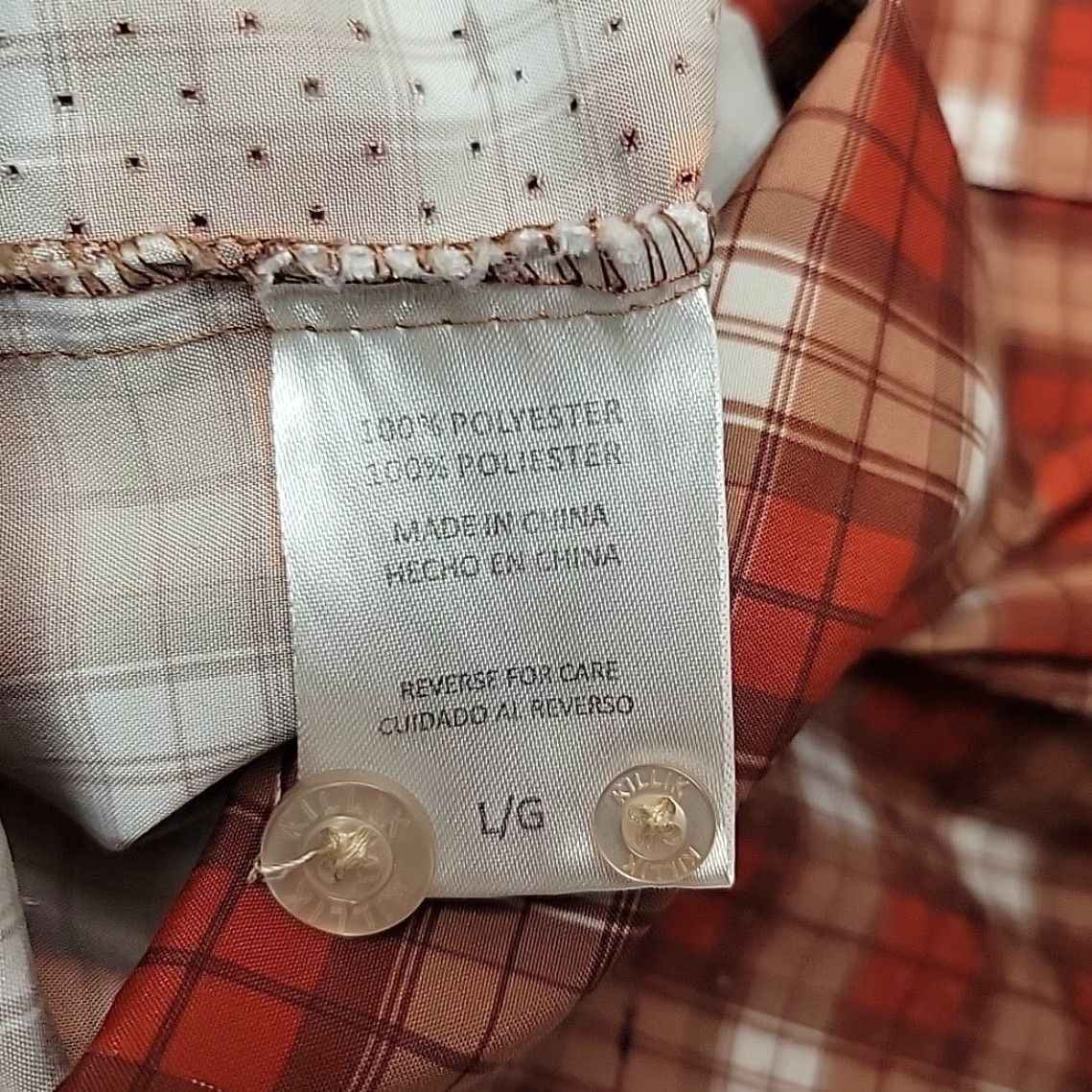 Vintage Killik Shirt Men L Red Plaid Short Sleeve Button-Up Outdoor Performance Fishing UV Breathable Pockets Casual 90s? (But must not add new info) Size US L / EU 52-54 / 3 - 4 Thumbnail