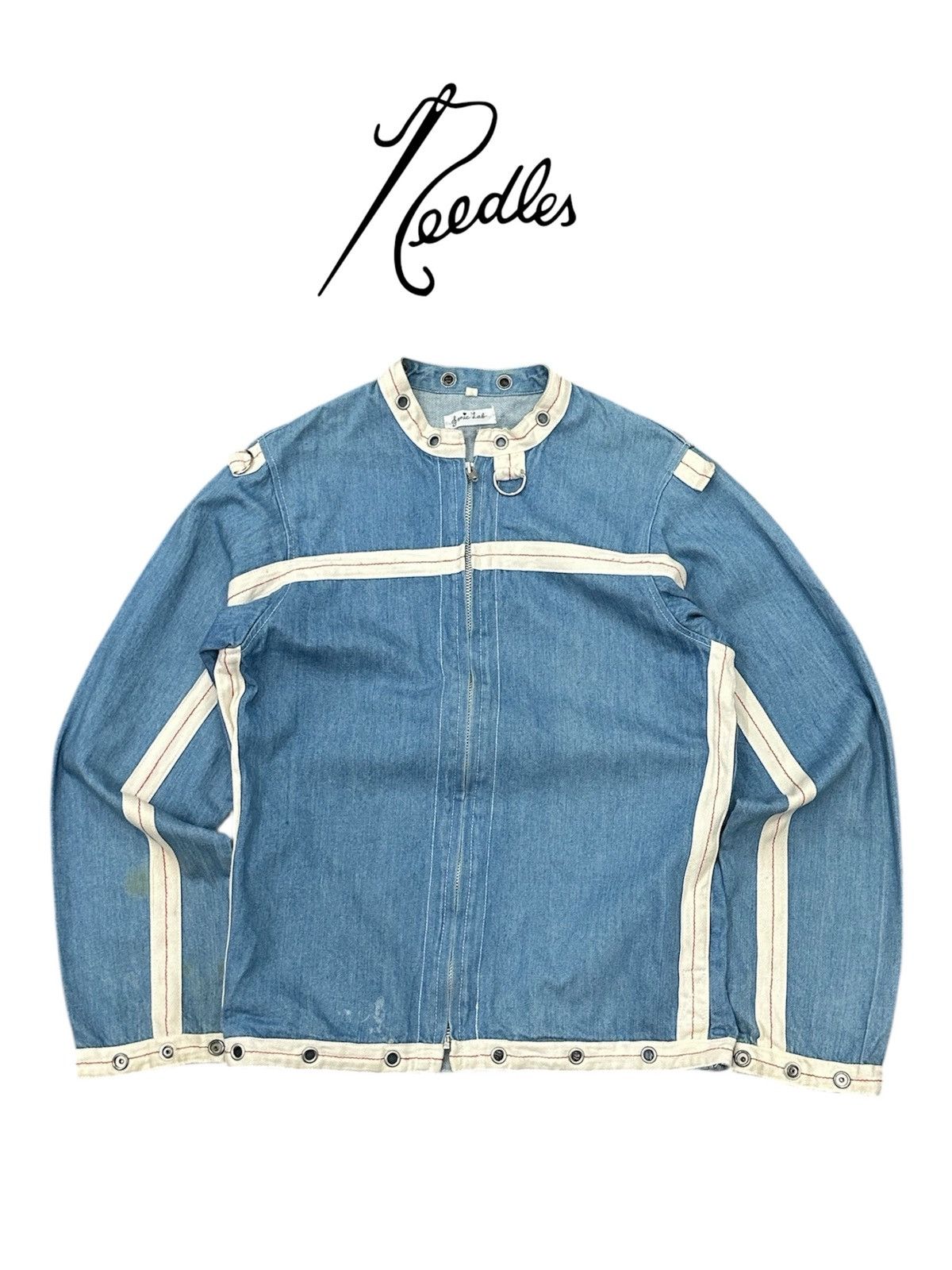 Sonic Lab Sonic Lab (Needles) Nepenthes Denim Zipper Jacket Size US M / EU 48-50 / 2 - 1 Thumbnail