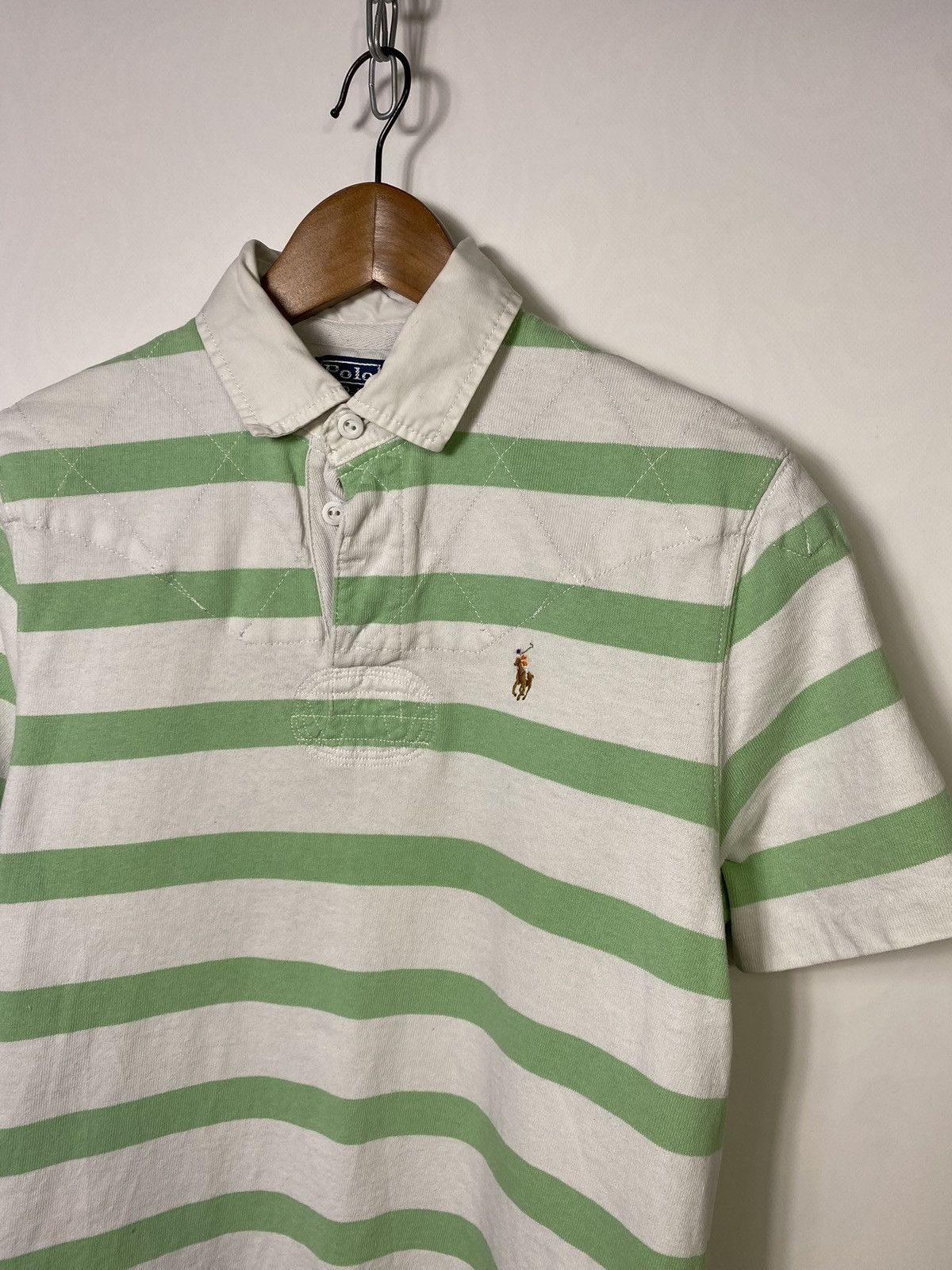 Polo Ralph Lauren 00s Ralph Lauren Vintage Y2K Striped Retro Polo Size US S / EU 44-46 / 1 - 2 Thumbnail