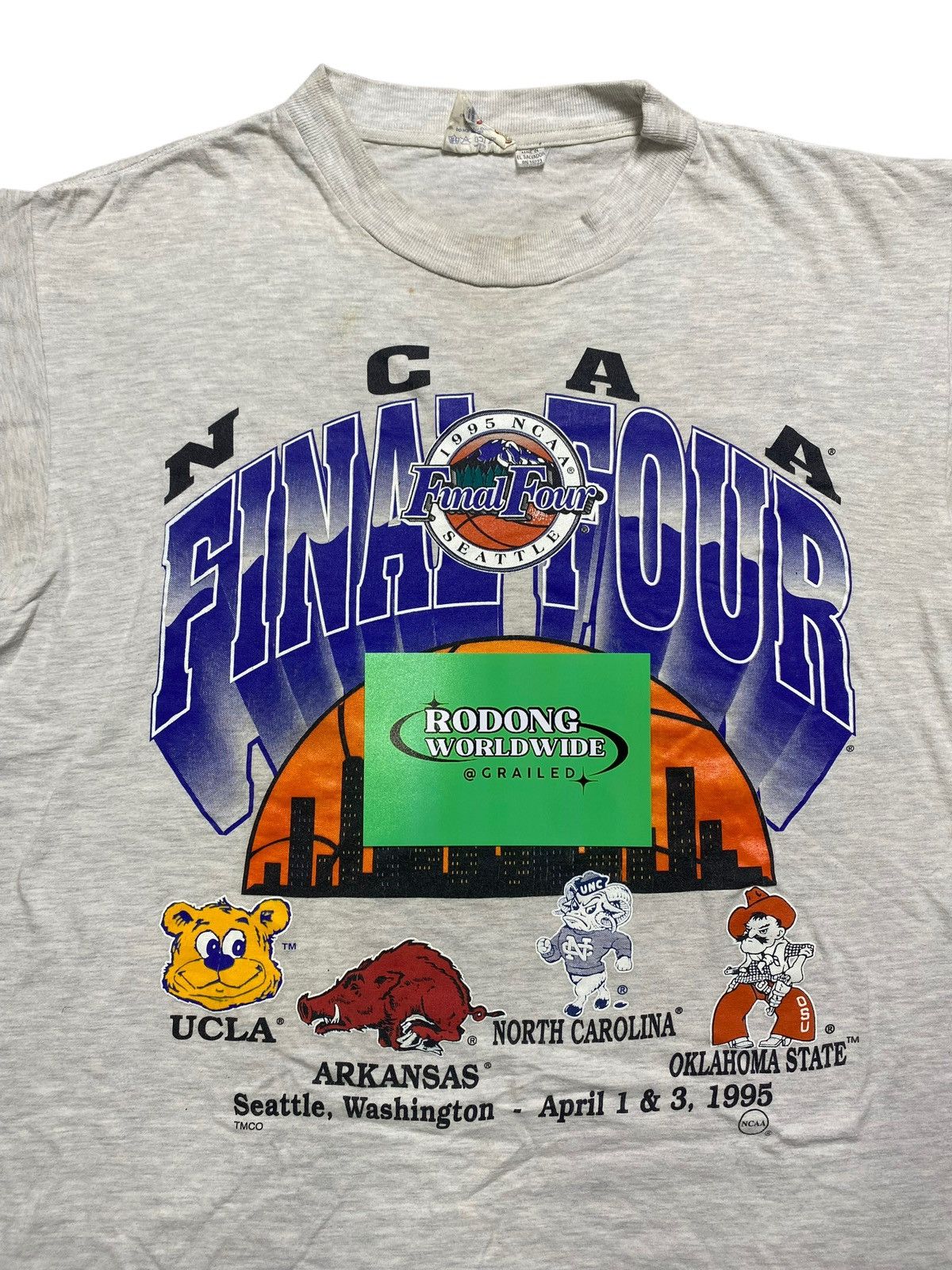NCAA VINTAGE NCAA FINAL FOUR SEATTLE 1995 TEE Size US L / EU 52-54 / 3 - 2 Thumbnail