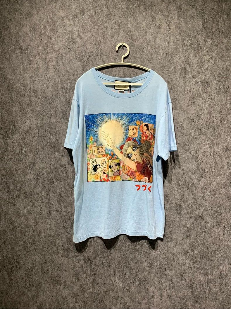 Gucci Gucci Light blue short sleeves 2501-Nextarrow Size US L / EU 52-54 / 3 - 1 Thumbnail