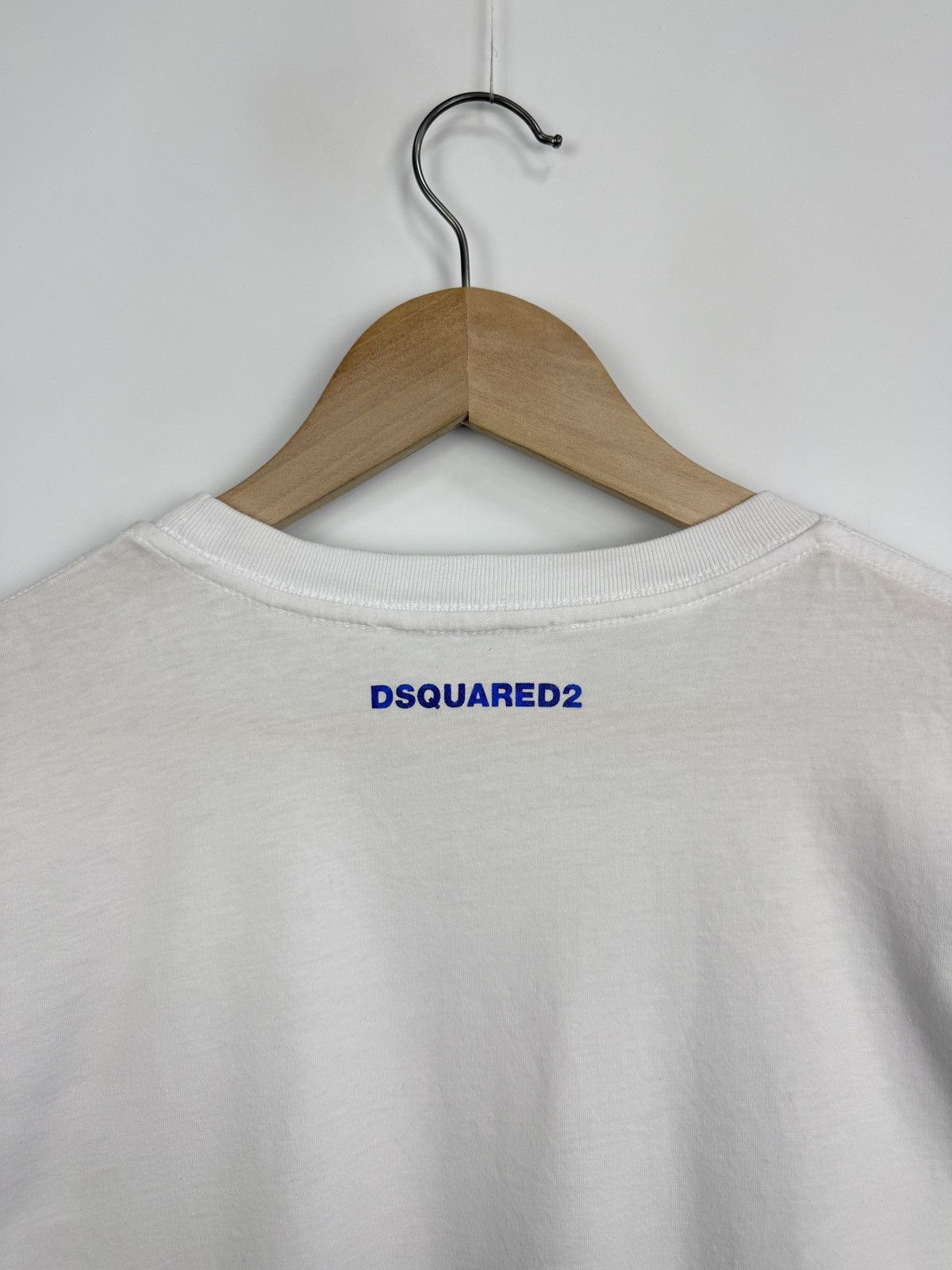 Dsquared2 🇮🇹 Y2K Dsquared2 Psychotronico Print T-Shirt Rare Retro Hype Size US L / EU 52-54 / 3 - 7 Thumbnail