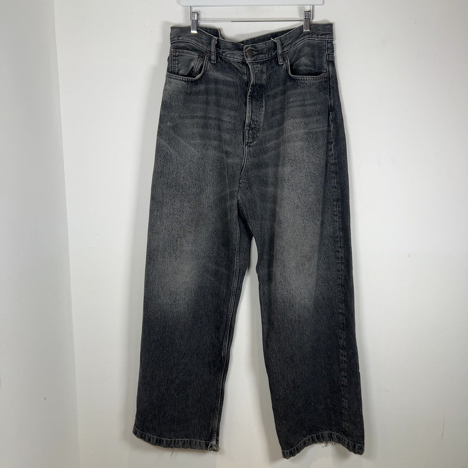 Acne Studios Acne studios 1989 baggy fit jeans GRIME BLACK | Grailed
