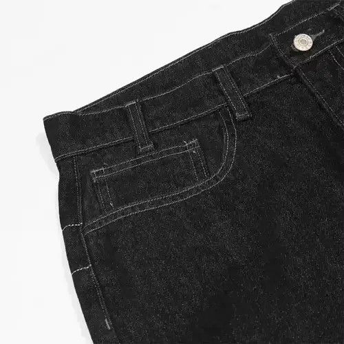 Designer × Japanese Brand × Vintage baggy hiphop skate pattern y2k jeans Size US 32 / EU 48 - 4 Thumbnail