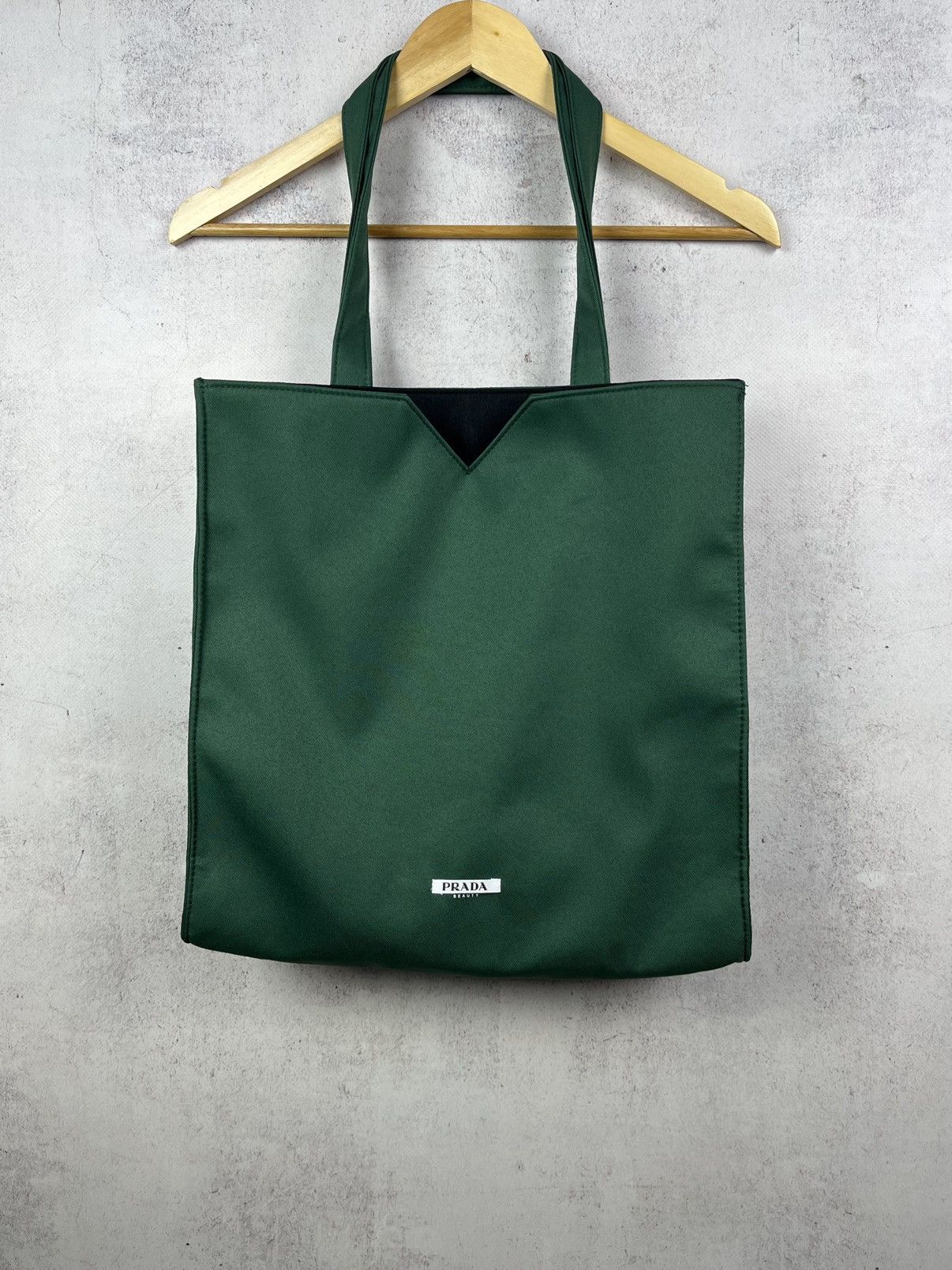 Prada Prada Beauty Forest Green Tote Shoulder Bag Hype Y2K Rare Size ONE SIZE - 2 Thumbnail