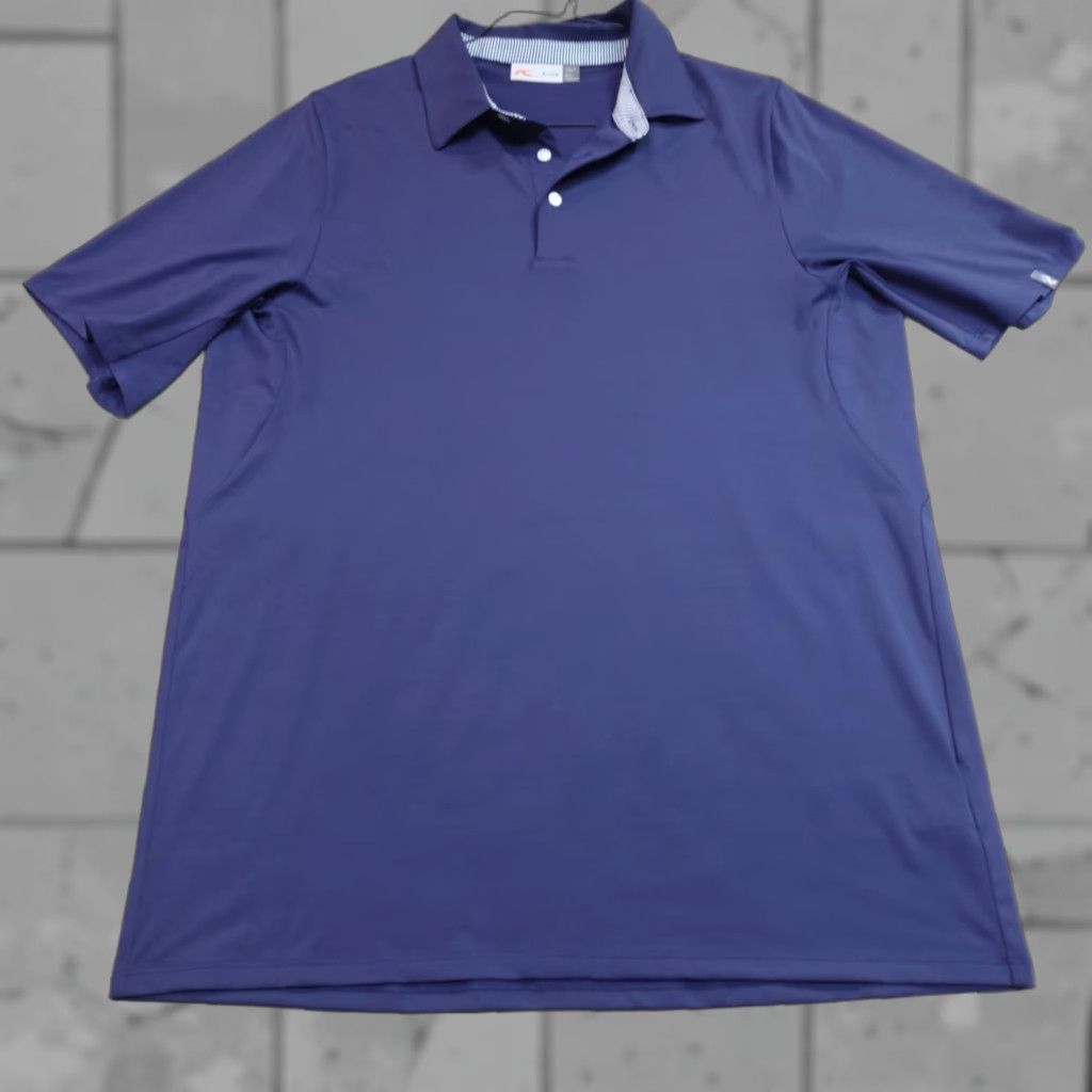 KJUS Kjus Polo Large Blue Solid Comfort Performance Soren Polo Shirt Men Golf Sports Comfort Embroidered Size US L / EU 52-54 / 3 - 1 Thumbnail