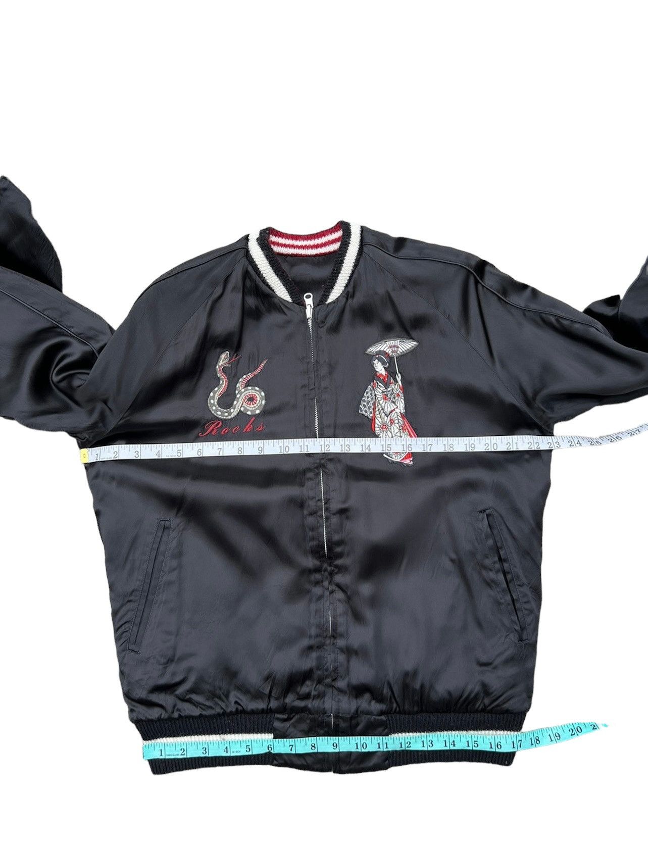 Freewheelers Vintage Ozone Rocks Japan Reversible Sukajan Souvenir Jacket Size US L / EU 52-54 / 3 - 5 Thumbnail