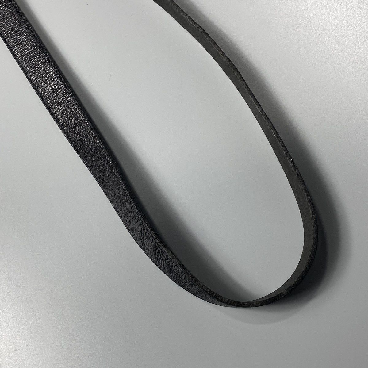 Comme des Garcons Homme Black Leather Buckle Belt Size ONE SIZE - 7 Thumbnail