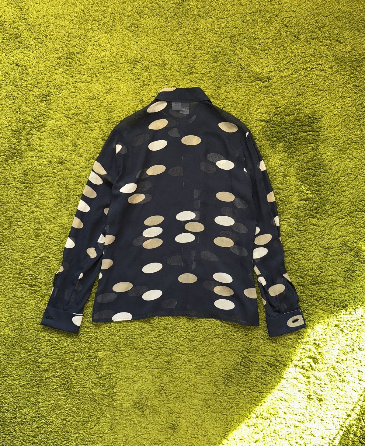 Max Mara Max Mara 100% silk polka dot blouse shirt Size XL / US 12-14 / IT 48-50 - 2 Thumbnail