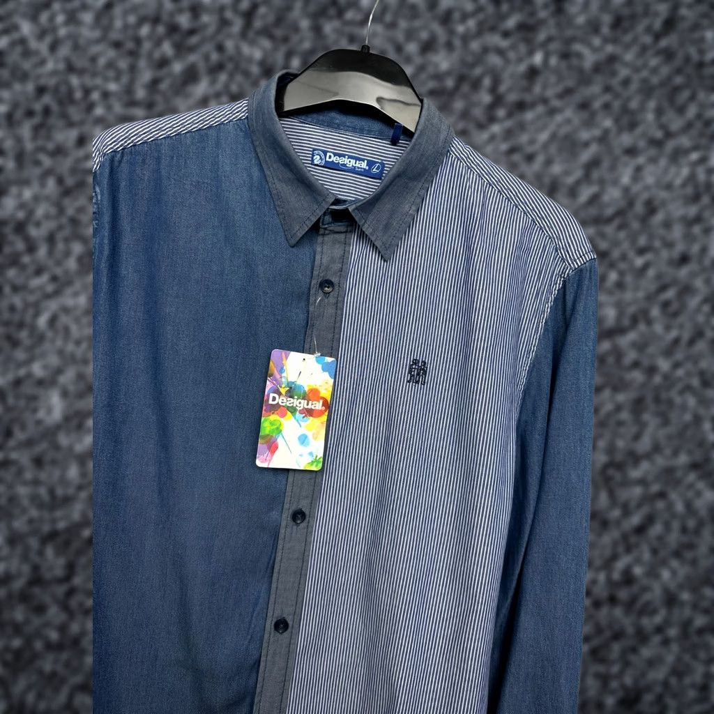 Desigual NEW!! Desigual Mens Long Sleeve Shirt Size L - 82cm - Ukraine Size US L / EU 52-54 / 3 - 1 Thumbnail