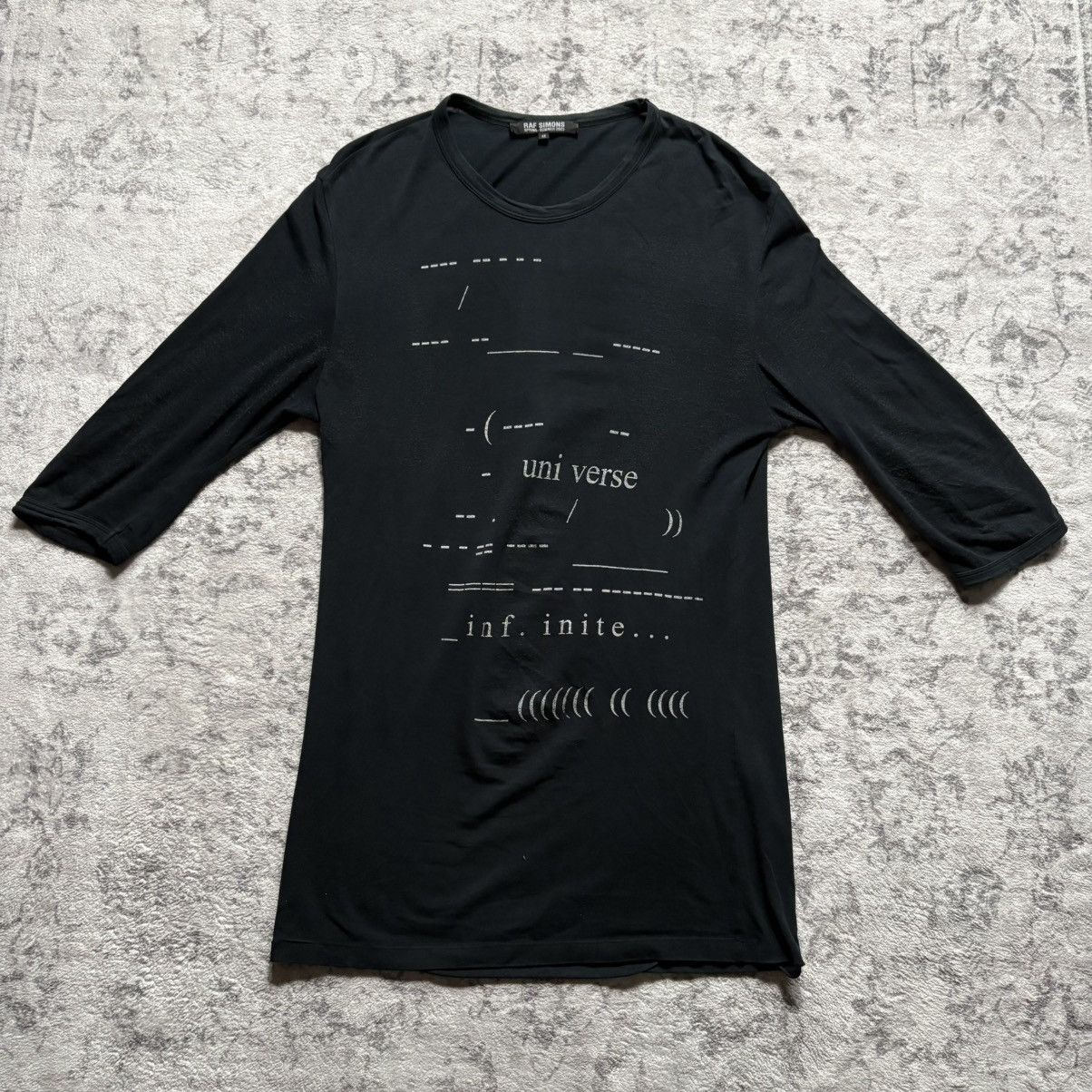 Raf Simons Raf Simons SS05 Universe Infinite Graphic Long Sleeve Tee Size US S / EU 44-46 / 1 - 1 Thumbnail