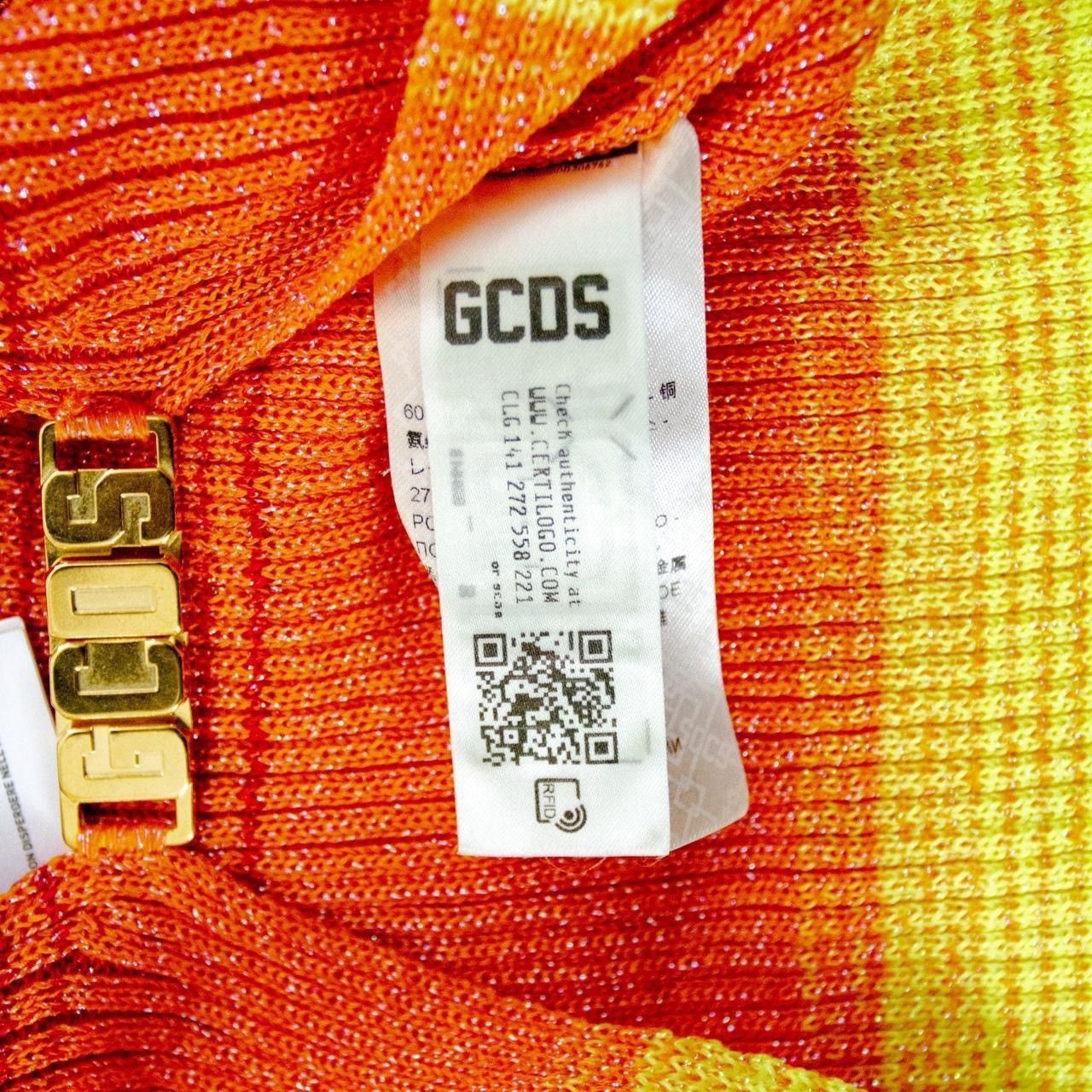 GCDS GCDS Lurex Degrade Mini Cardigan in Fuchsia Size S / US 4 / IT 40 - 5 Thumbnail