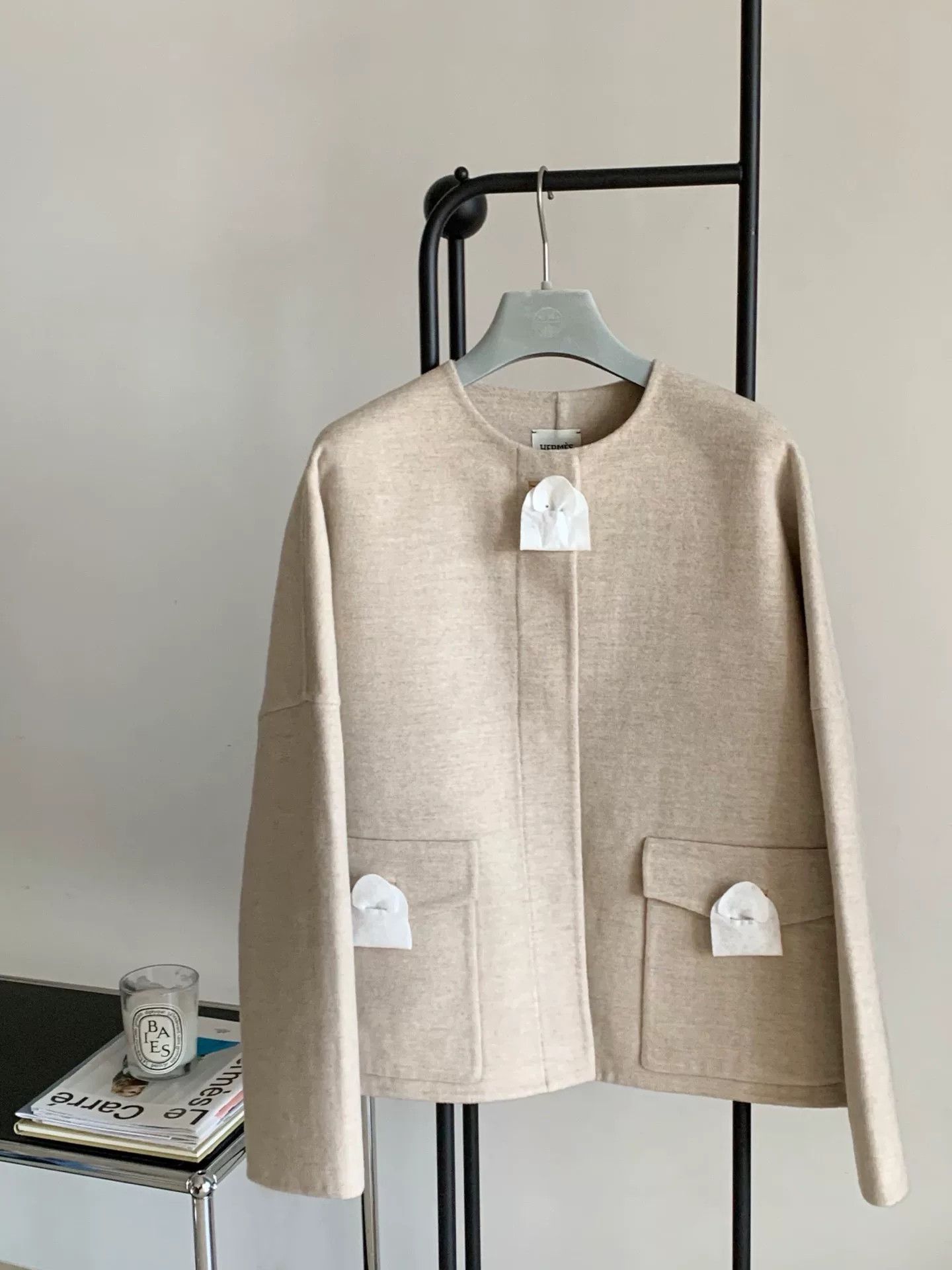 Hermes Hermes Women's Short Cashmere Coat Size US S / EU 44-46 / 1 - 1 Thumbnail