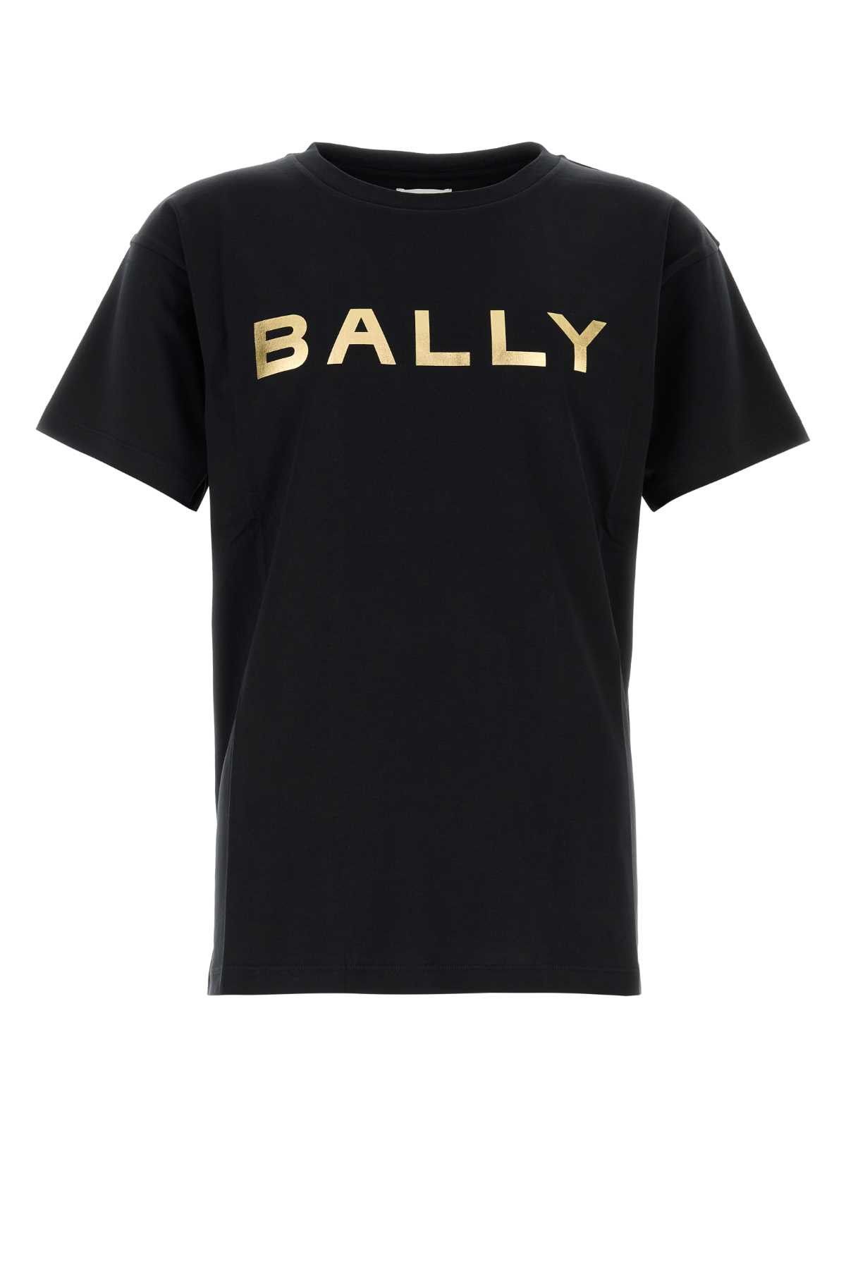 Bally Black Cotton T-Shirt Size US M / EU 48-50 / 2 - 1 Thumbnail