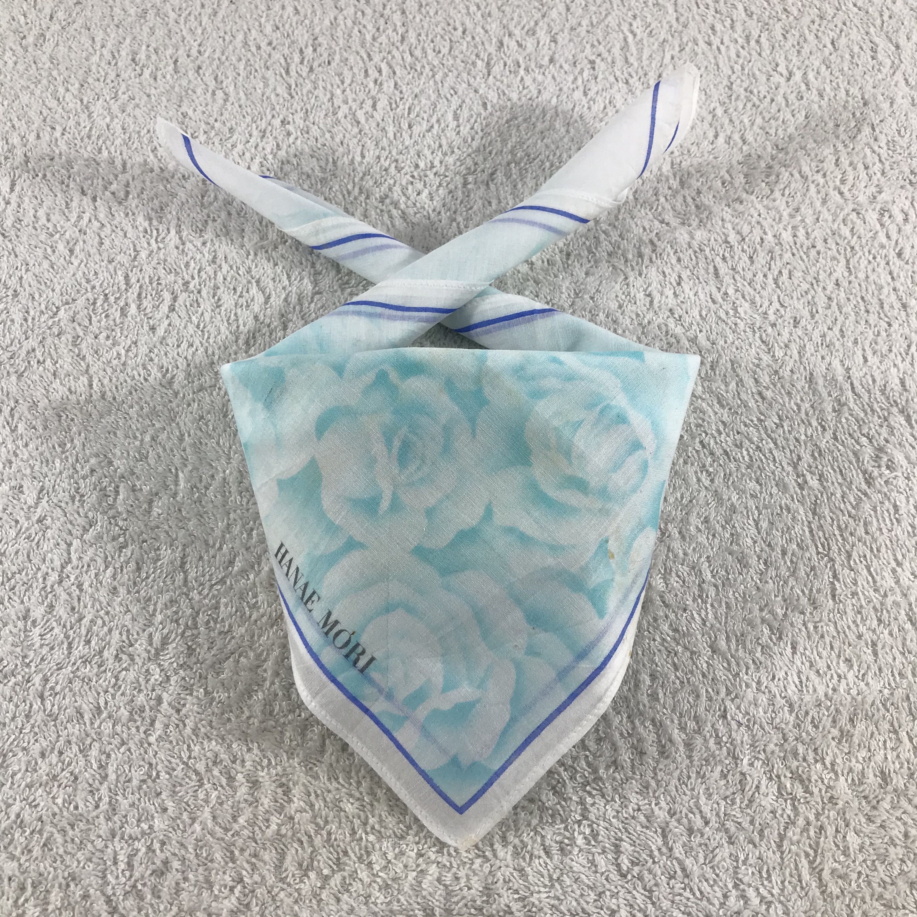 Hanae Mori × Vintage Hanae Mori Bandana / Handkerchief / Neckerchief - S144 Size ONE SIZE - 3 Thumbnail