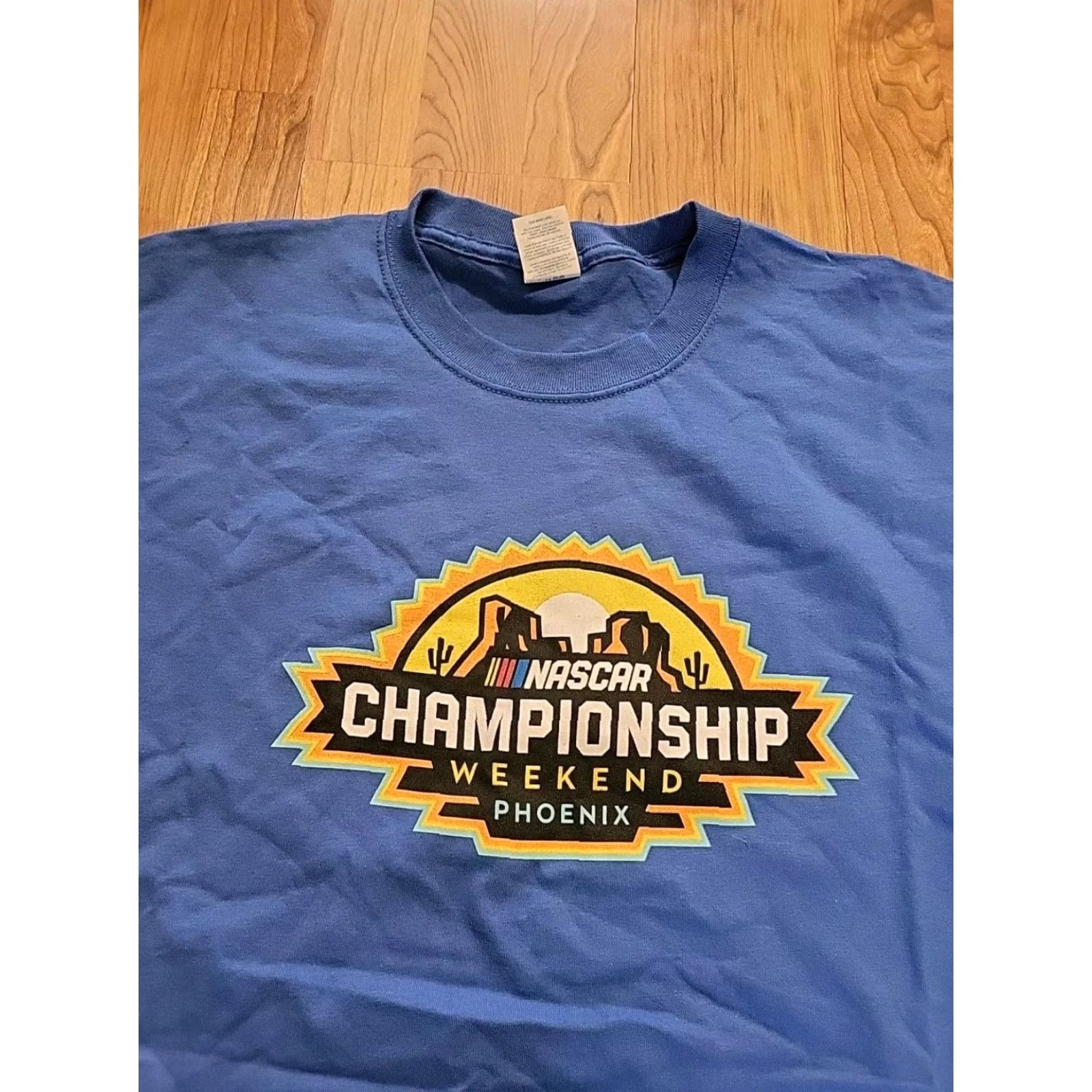 Port & Company Port & Company Nascar T-shirt Phx Int'l Raceway Championship Weekend 3X SS Blue Cotton 56"x32" Size US XXL / EU 58 / 5 - 5 Thumbnail