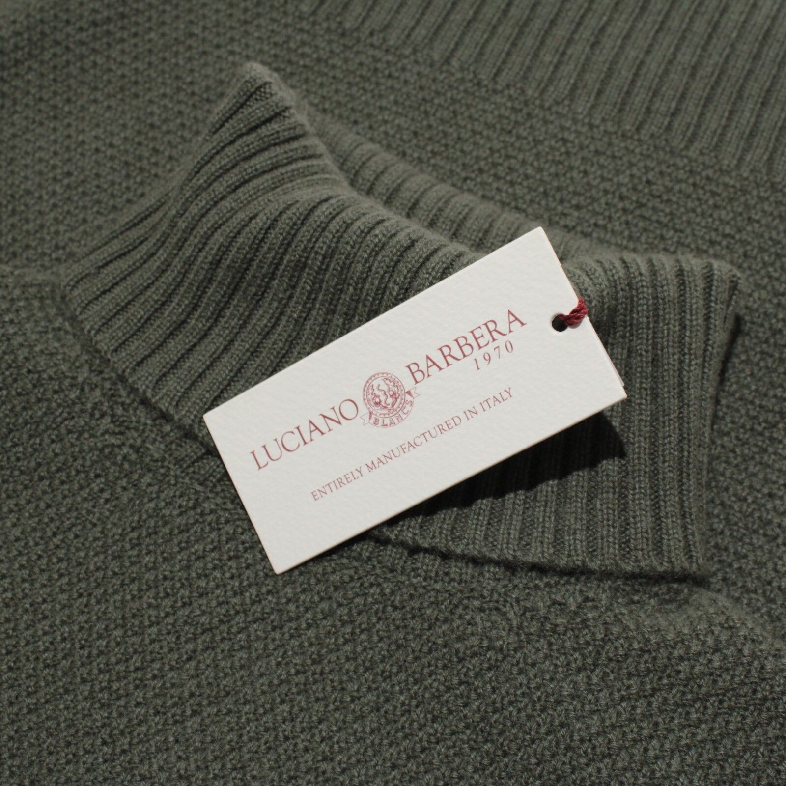 Luciano Barbera Luciano Barbera Sweater Size US M in Green Size US M / EU 48-50 / 2 - 1 Thumbnail