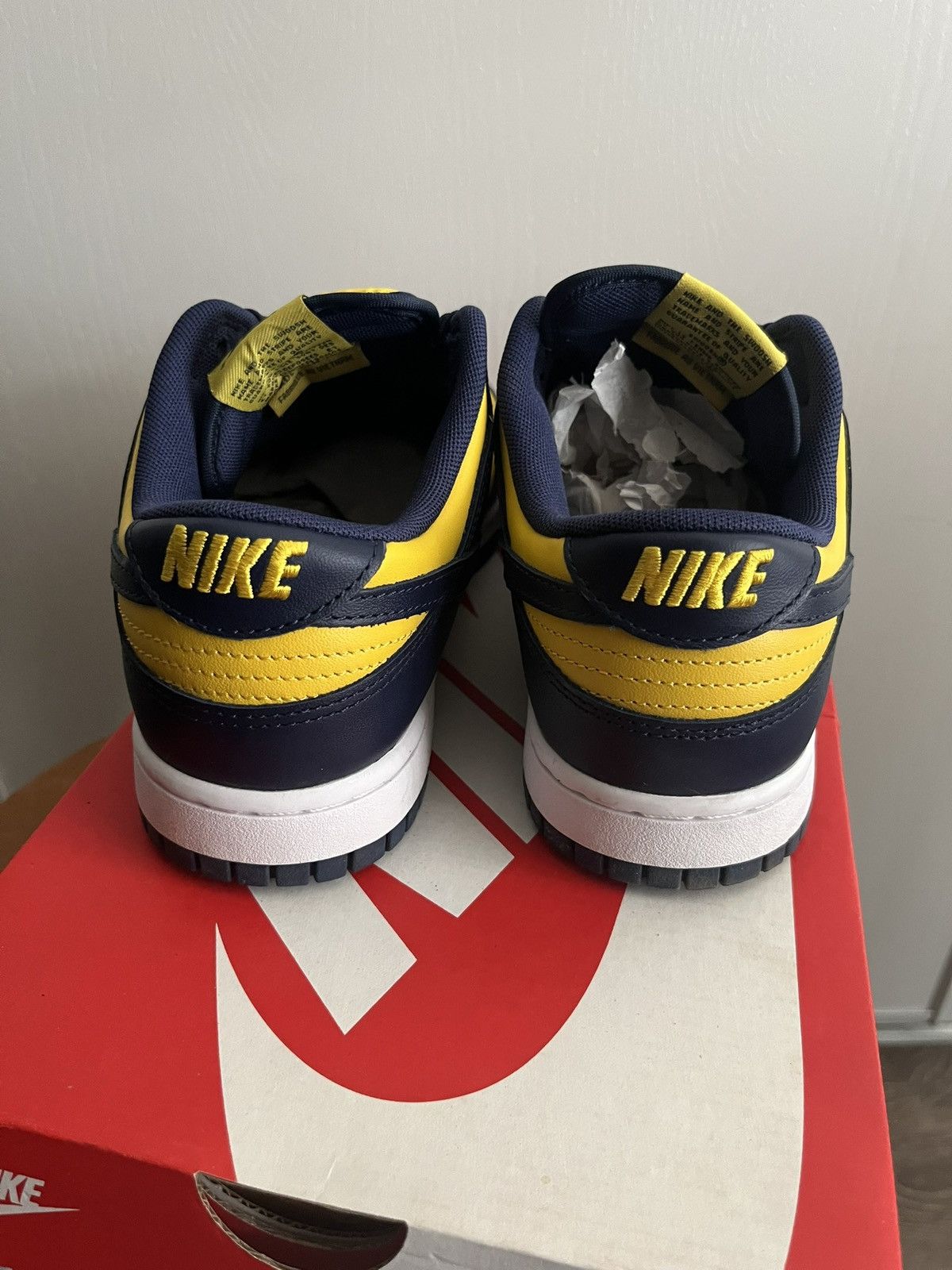 Nike Size 8.5 - Nike Dunk Low Michigan 2021 Size US 8.5 / EU 41-42 - 9 Thumbnail