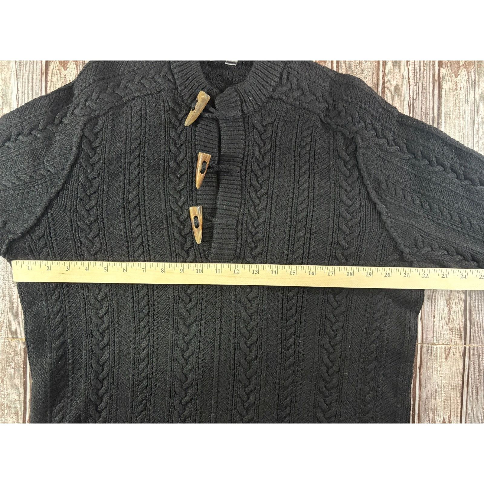 John Varvatos John Varvatos Collection cableknit wool extra fine merino to Size US XL / EU 56 / 4 - 7 Thumbnail