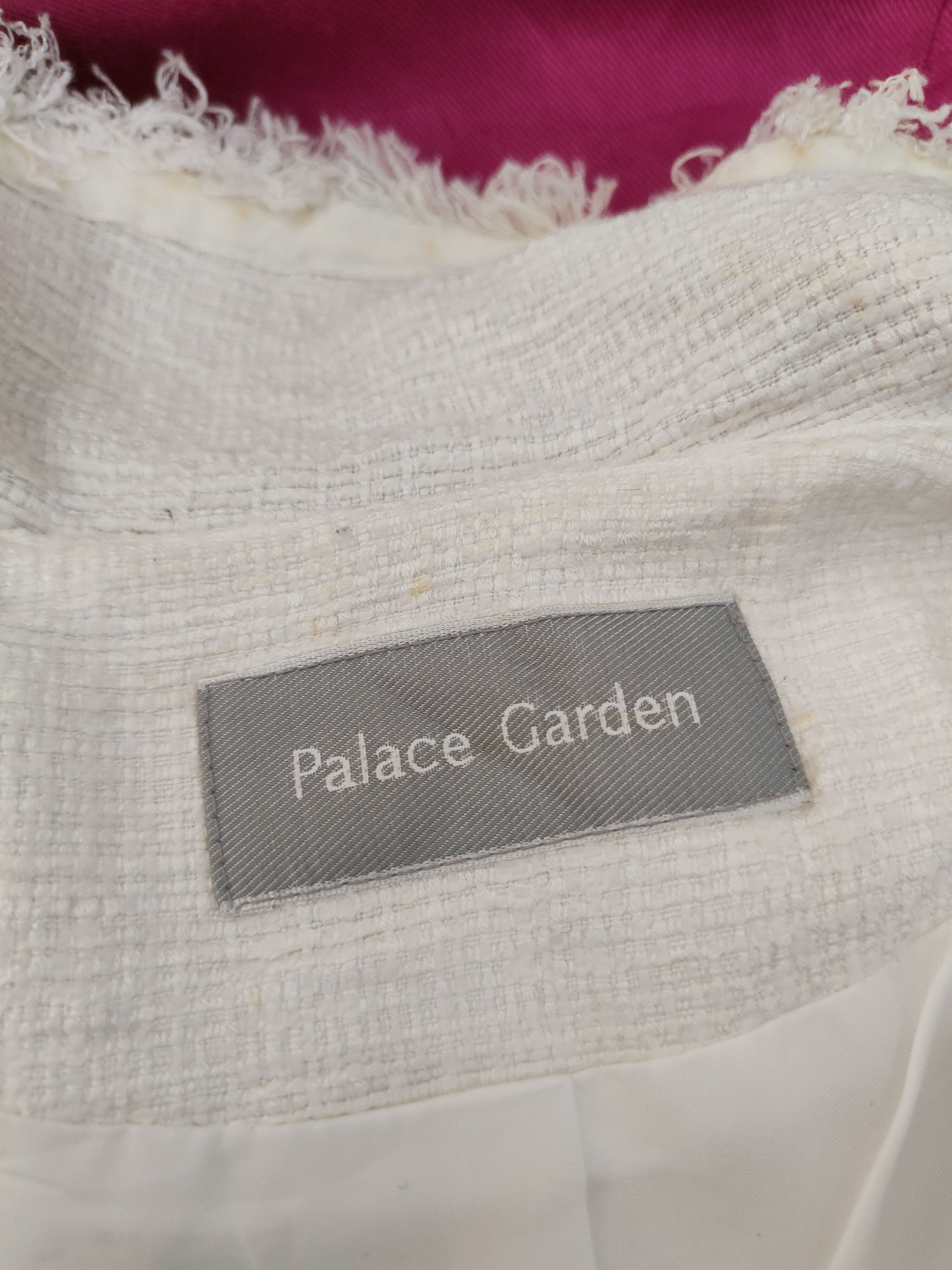 Japanese Brand × Vintage Avant Garde Fashion by Palace Garden White Jackets Size S / US 4 / IT 40 - 11 Thumbnail