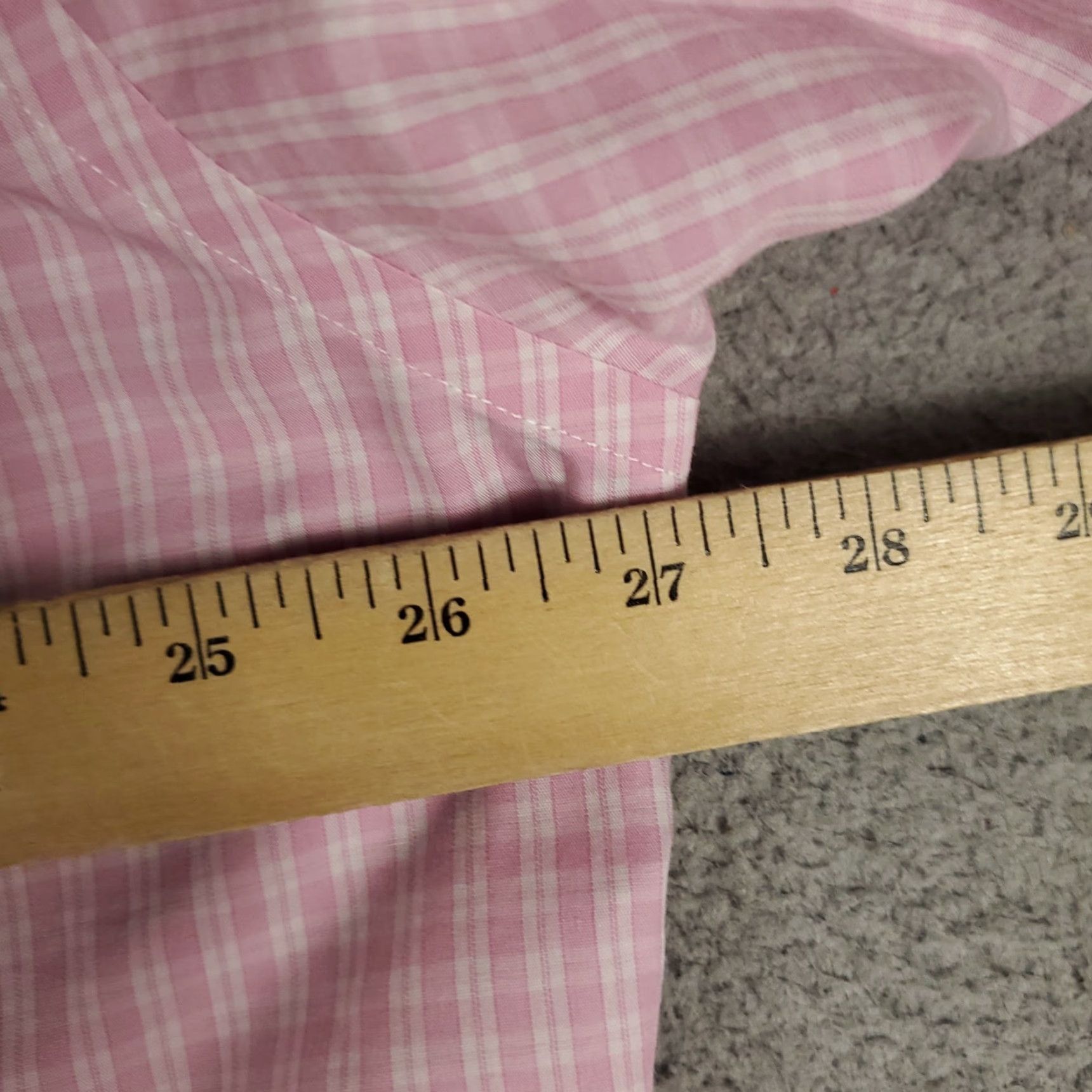 Brooks Brothers Brooks Brothers Shirt Mens 17.5 Pink Plaid Madison Dress Button Up Long Sleeve Shirt Mens Regular 100% Cotton Non-Iron Tailored? Size 48R - 5 Thumbnail