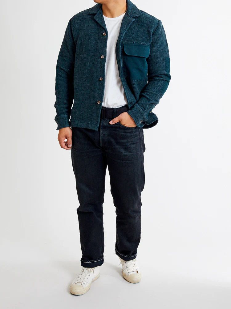 3sixteen 💚 3sixteen Field Shirt Midnight Slub Medium NEW Size US M / EU 48-50 / 2 - 5 Thumbnail